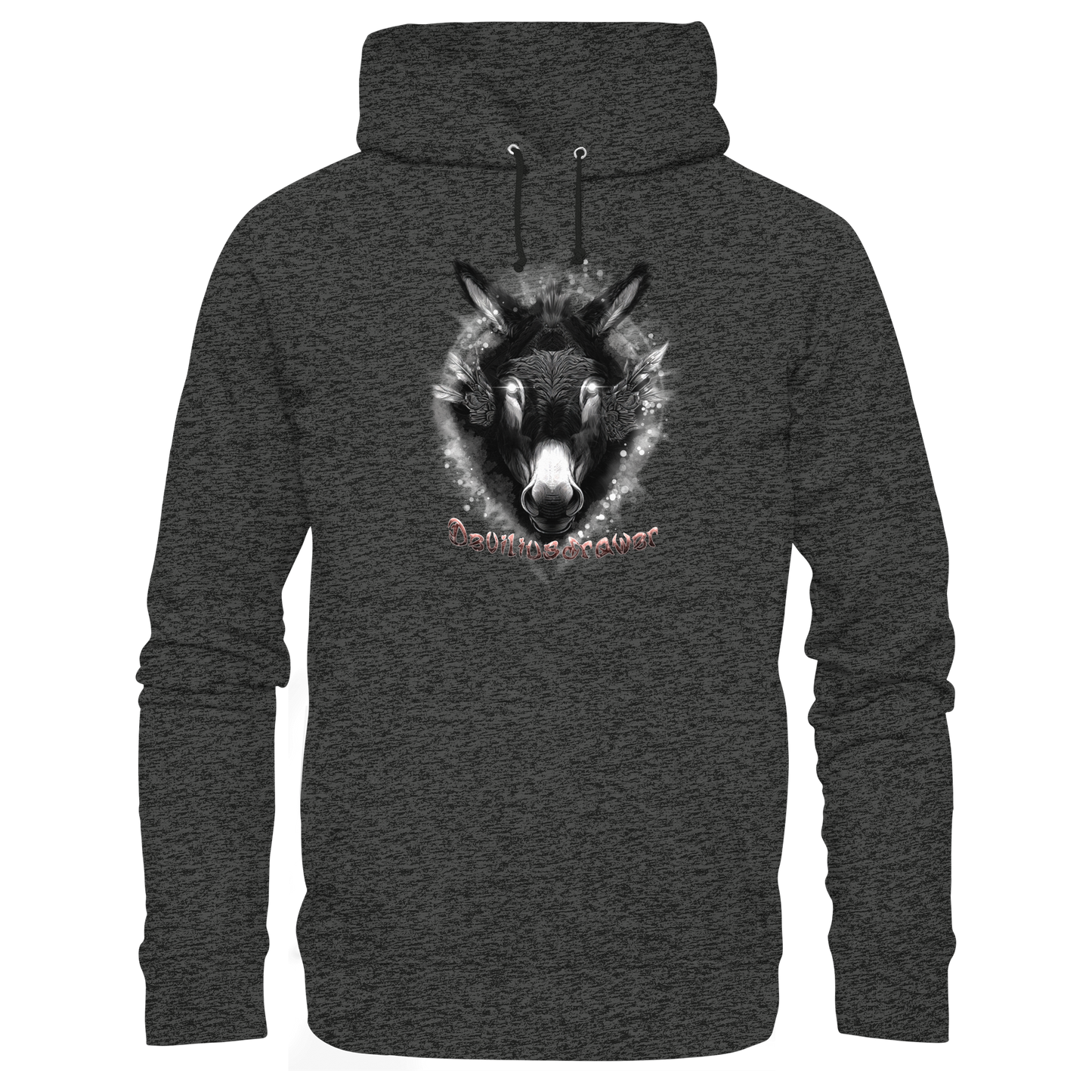 Deviliusdrawer Glowing Donkey - Organic Basic Hoodie