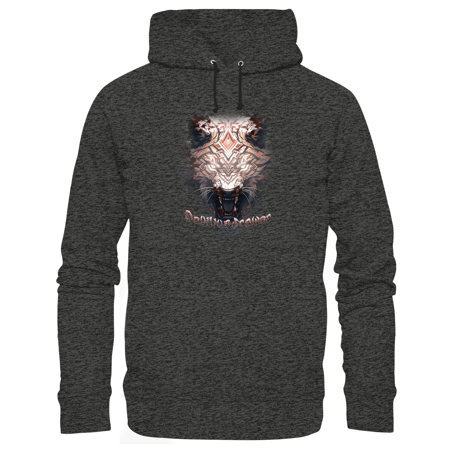 Deviliusdrawer Gold Metal Tiger - Organic Basic Hoodie