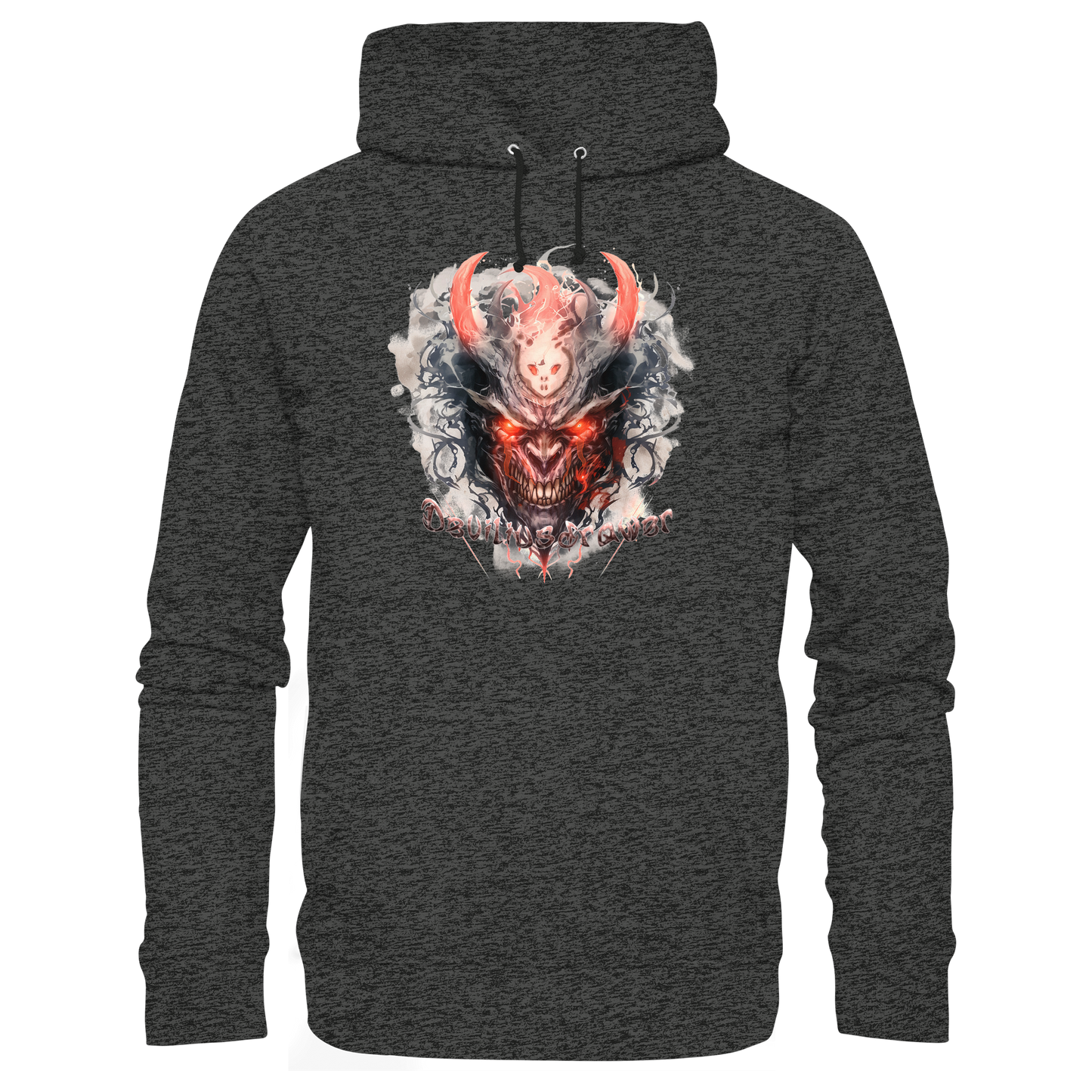 Deviliusdrawer Red Horn Devil - Organic Basic Hoodie