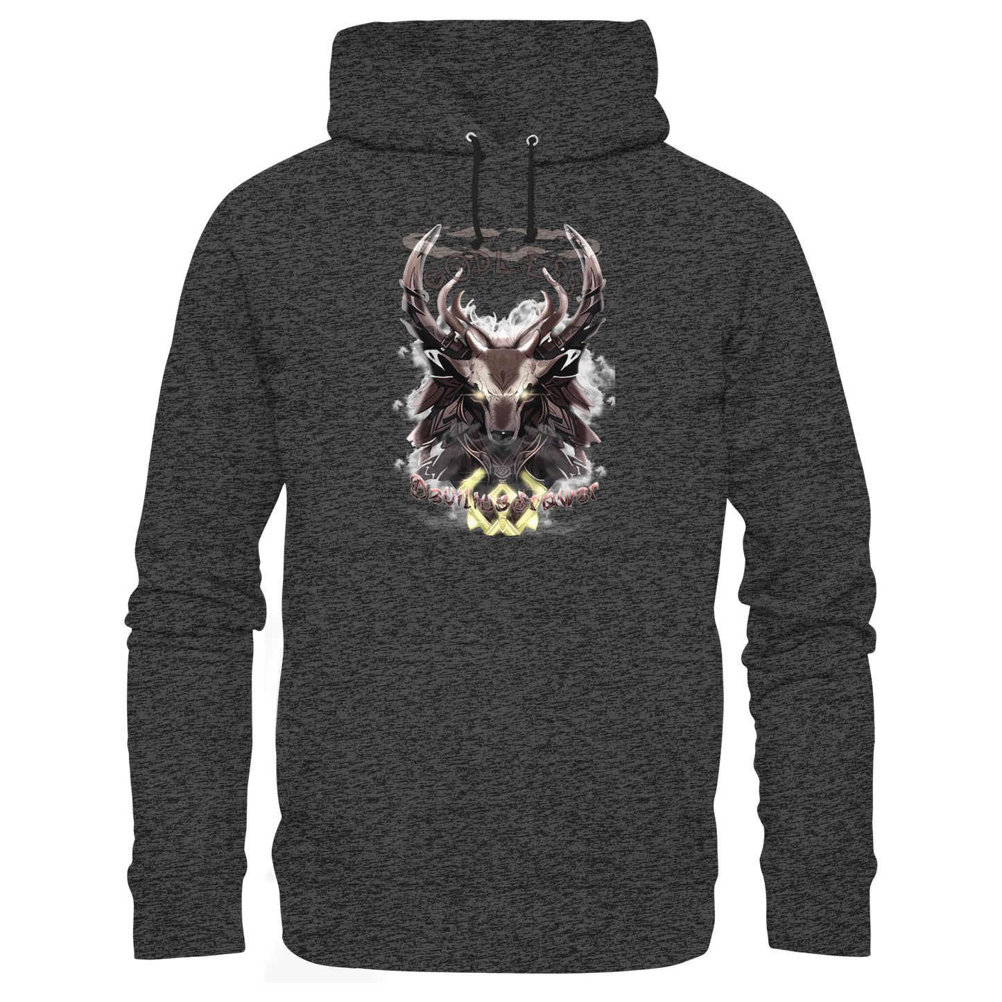 Deviliusdrawer Godless Deer - Organic Basic Hoodie