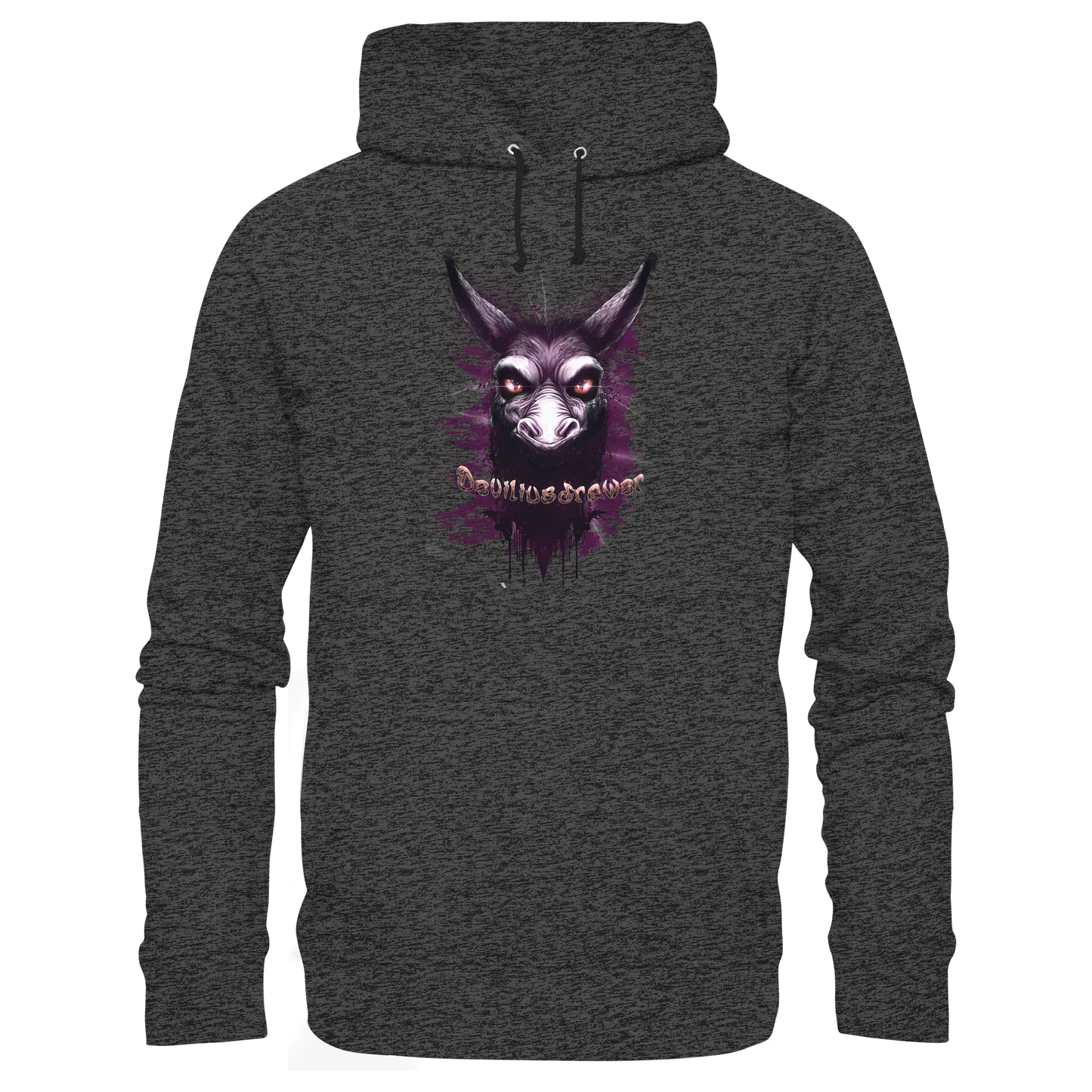 Deviliusdrawer Purple Donkey - Organic Basic Hoodie