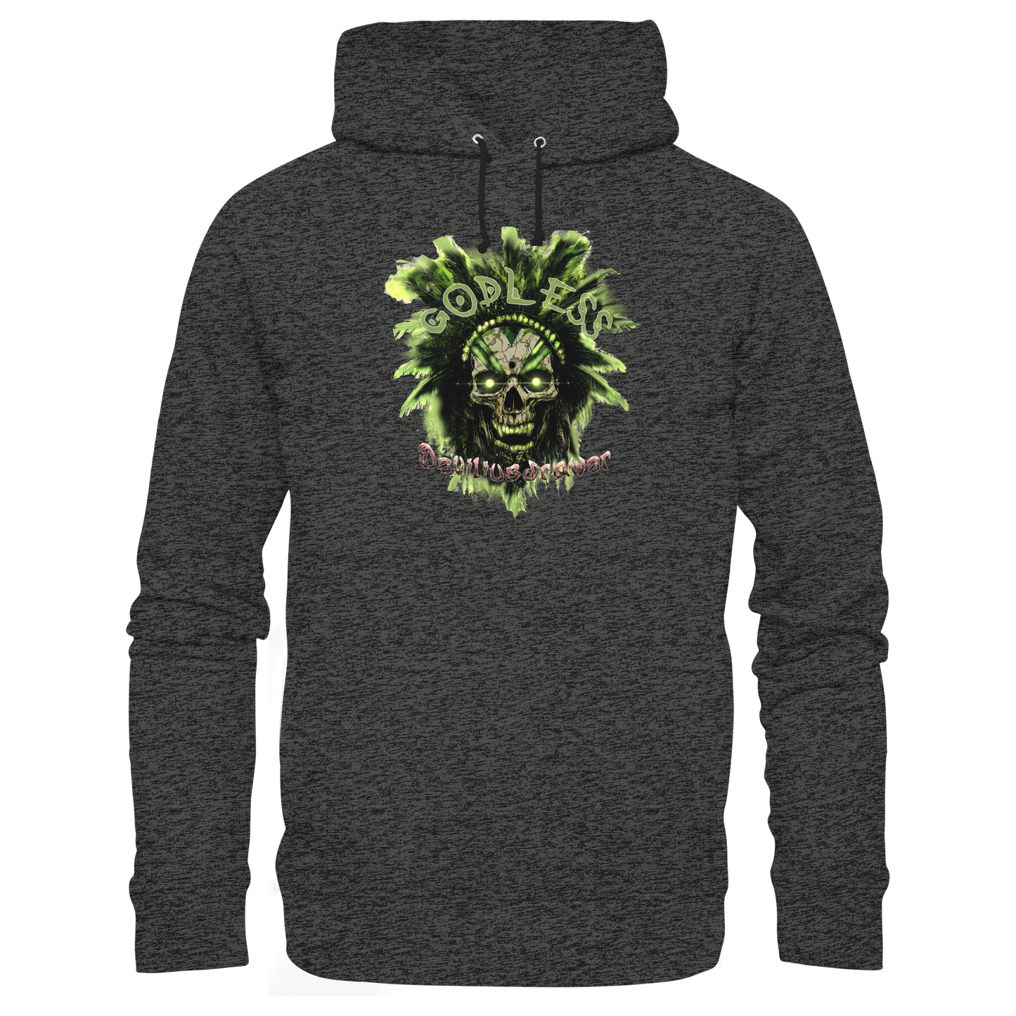 Deviliusdrawer Godless Skull - Organic Basic Hoodie