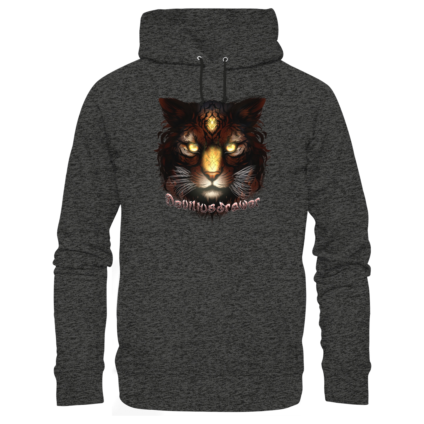Deviliusdrawer Gold Tigercat - Organic Basic Hoodie