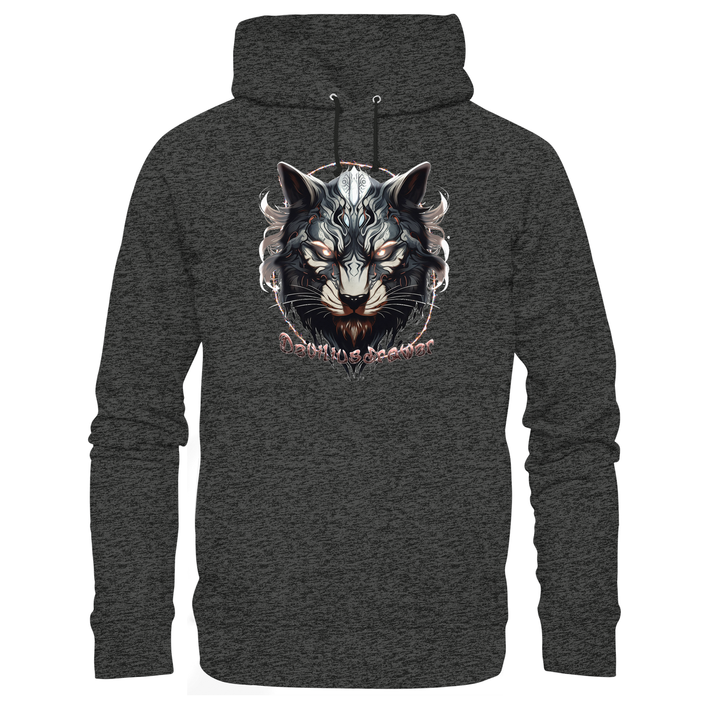 Deviliusdrawer Wolfcat - Organic Basic Hoodie
