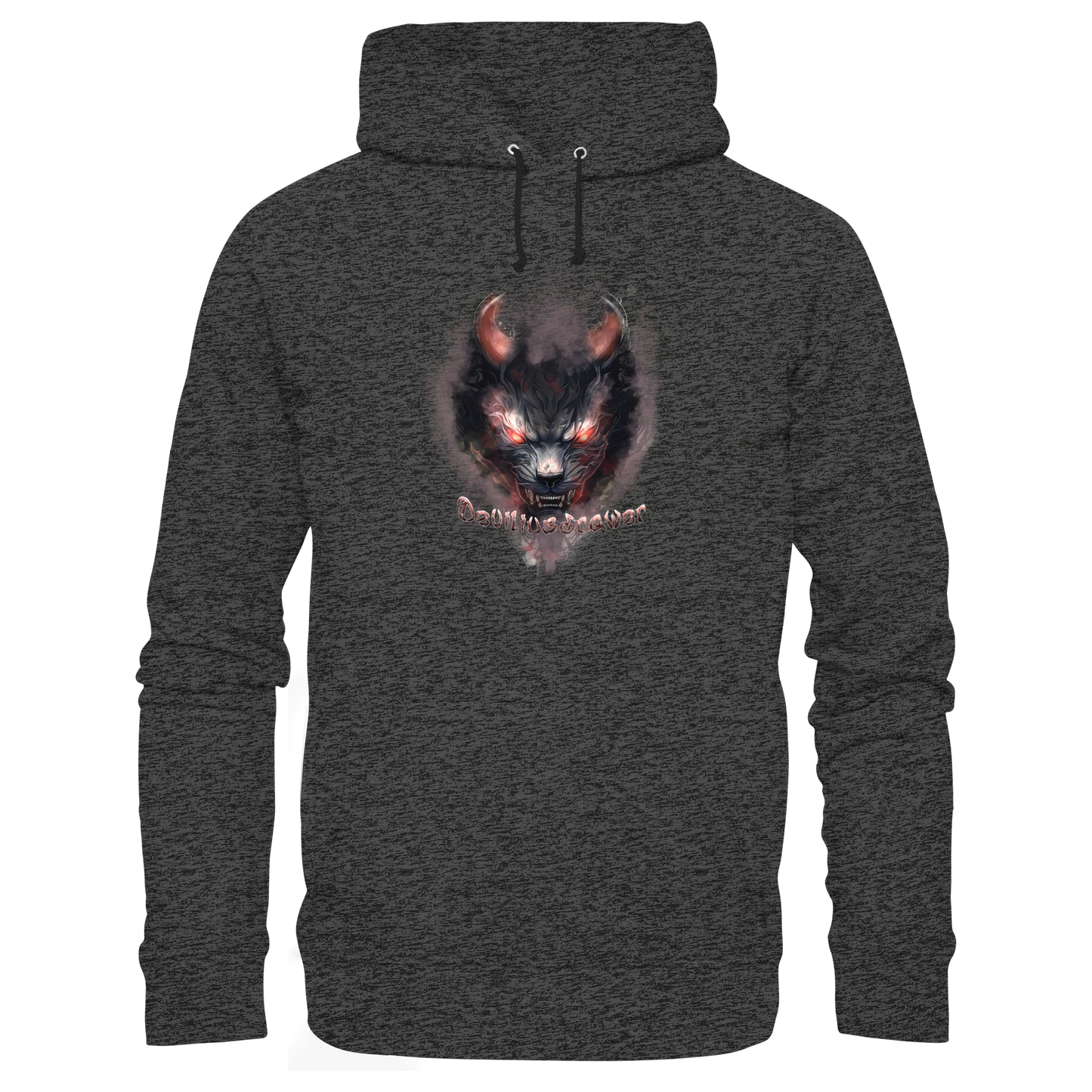 Deviliusdrawer Red Smoked Cat - Organic Basic Hoodie