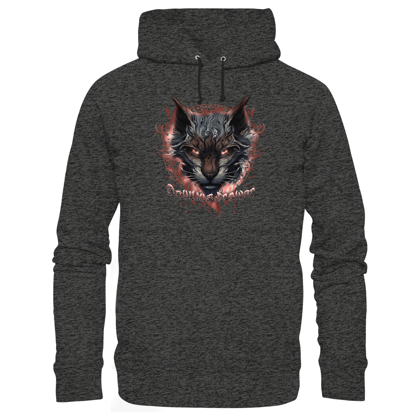 Deviliusdrawer Devil Cat - Organic Basic Hoodie