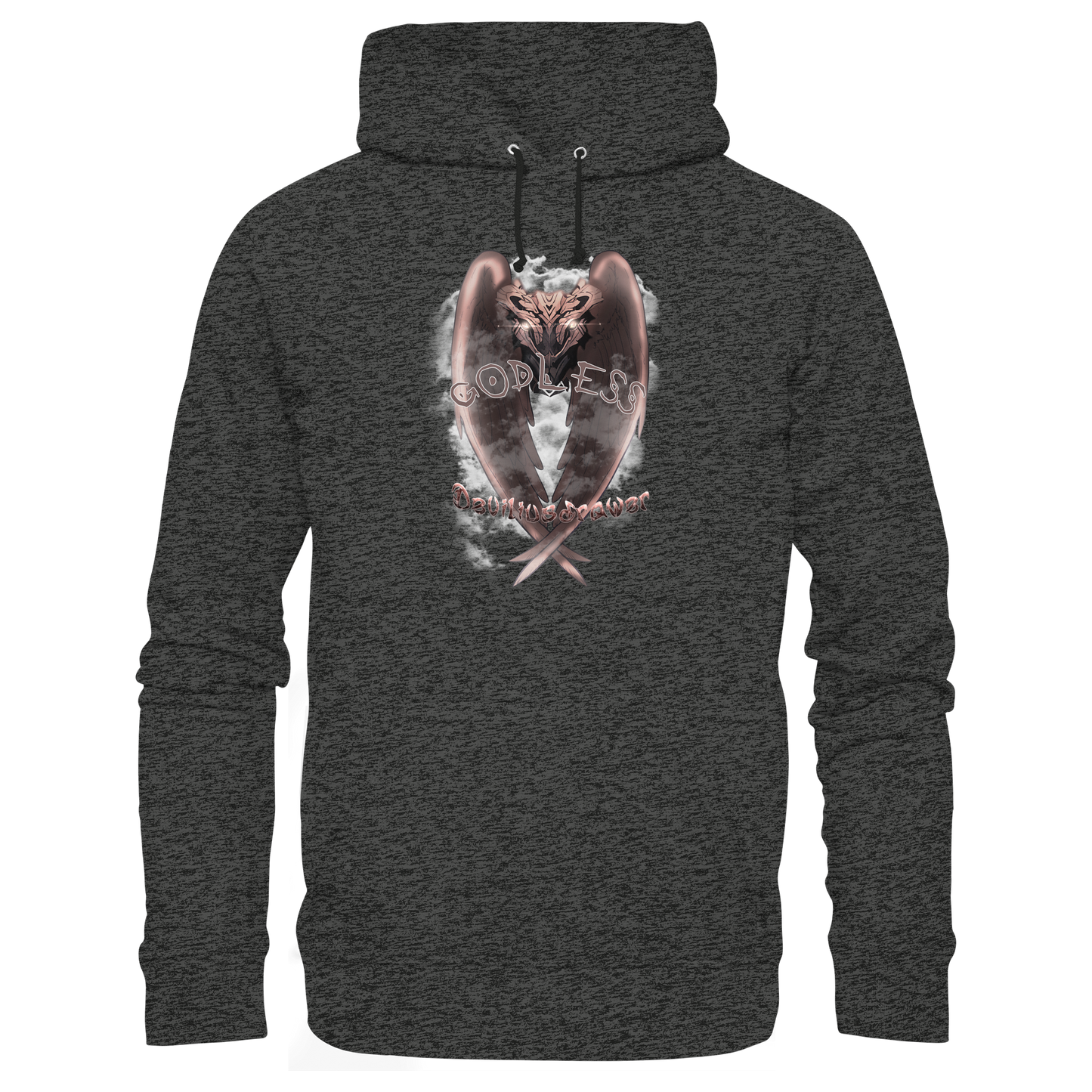 Deviliusdrawer Godless Owl - Organic Basic Hoodie