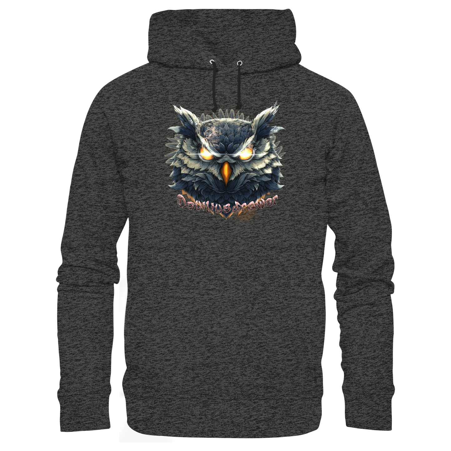 Deviliusdrawer Dark Fire Owl - Organic Basic Hoodie