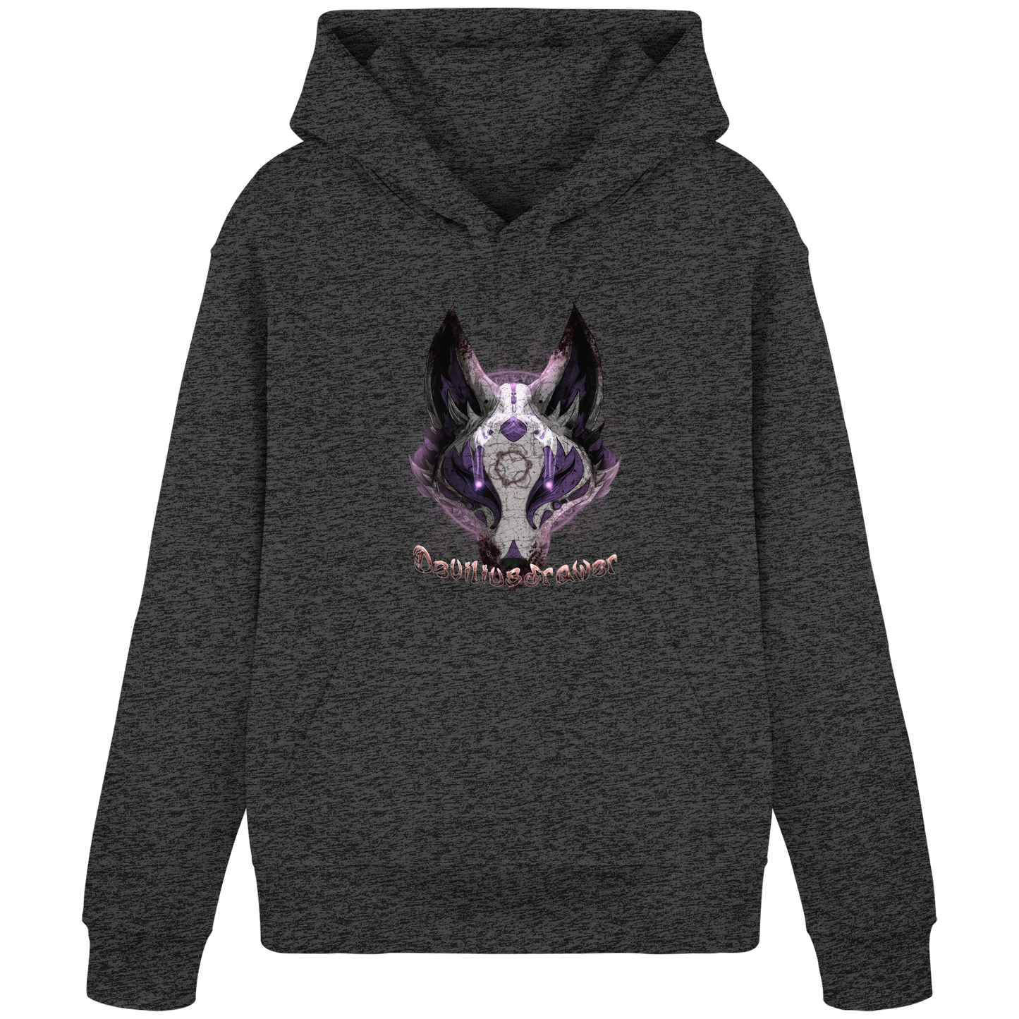 Deviliusdrawer Dark Kitsune - Organic Basic Hoodie
