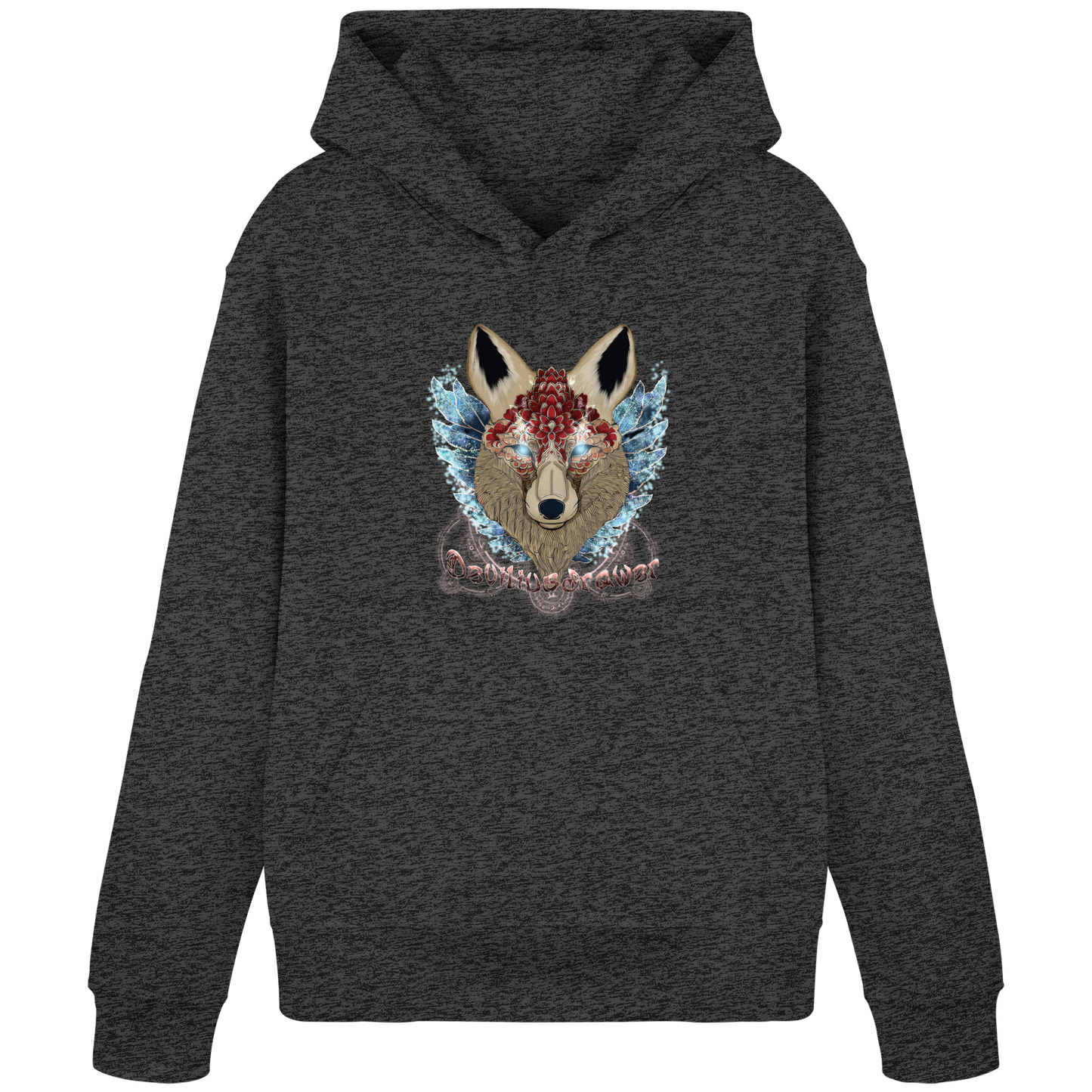 Deviliusdrawer Diamond Kitsune - Organic Basic Hoodie