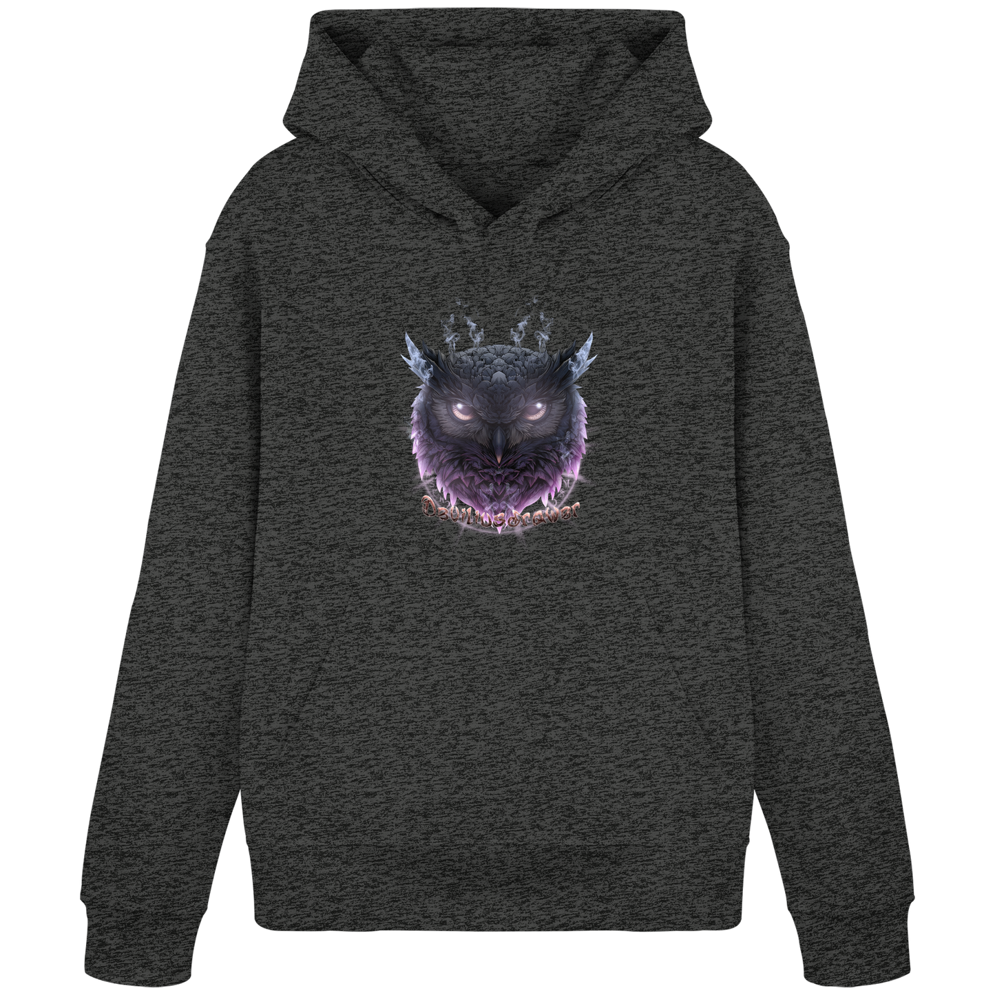 Deviliusdrawer Darkness Owl - Organic Basic Hoodie