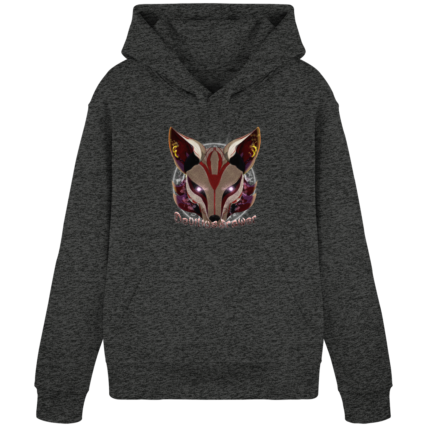 Deviliusdrawer Magic Kitsune - Organic Basic Hoodie