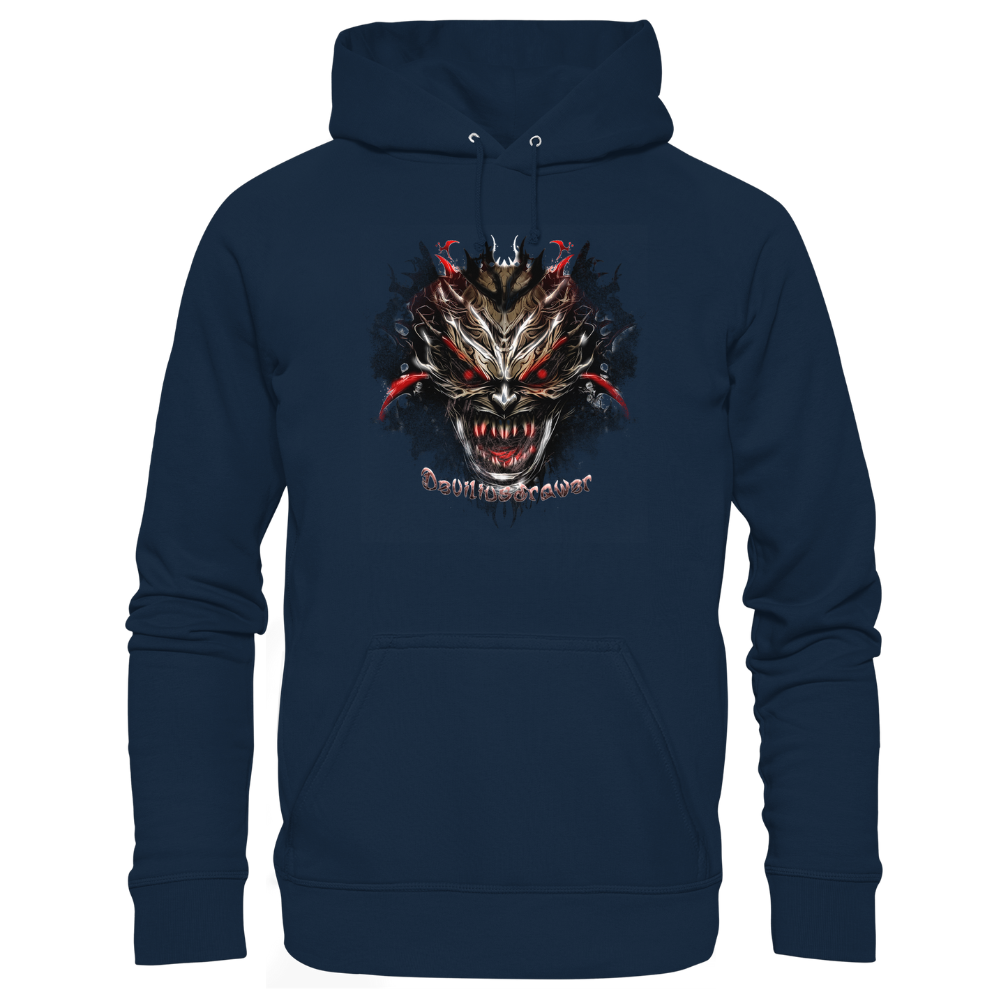 Deviliusdrawer Dark Redeyed Devil - Organic Basic Hoodie