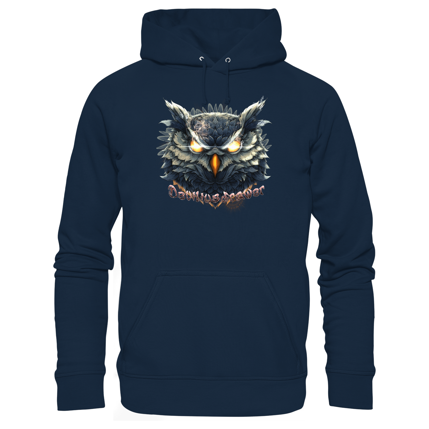 Deviliusdrawer Dark Fire Owl - Organic Basic Hoodie