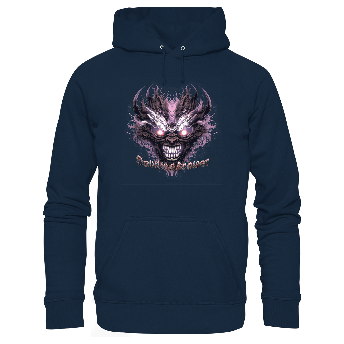 Deviliusdrawer Crazy Mask - Organic Basic Hoodie