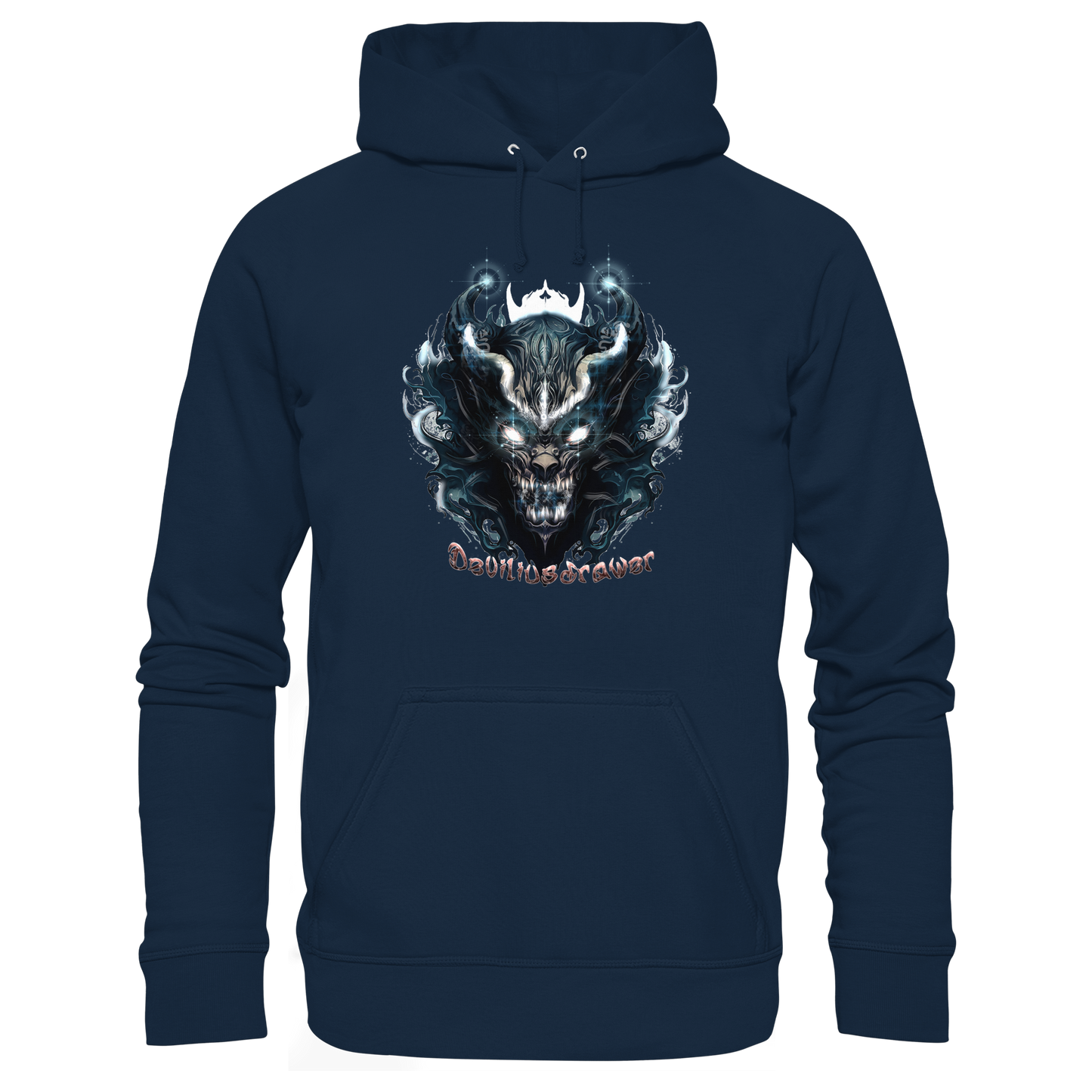Deviliusdrawer Demonic Star - Organic Basic Hoodie