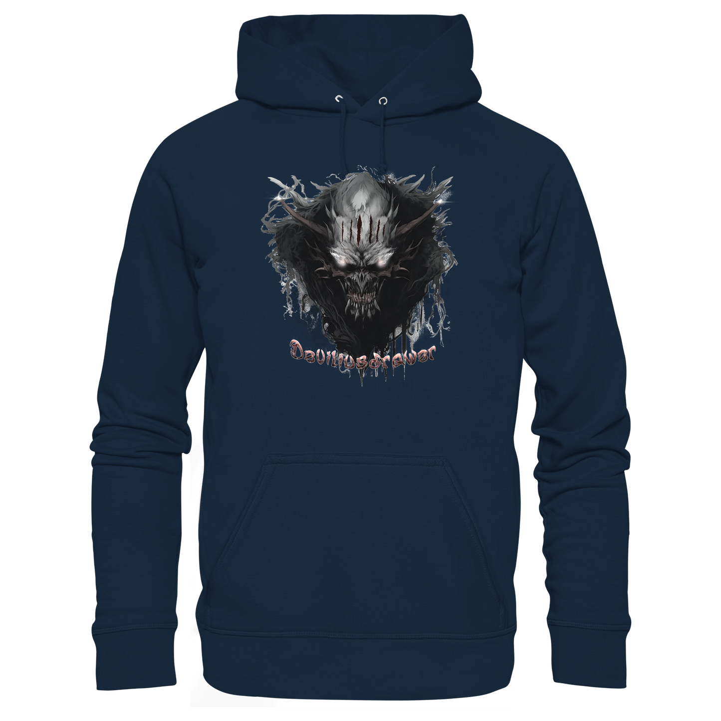 Deviliusdrawer Dark Smoke Demon - Organic Basic Hoodie