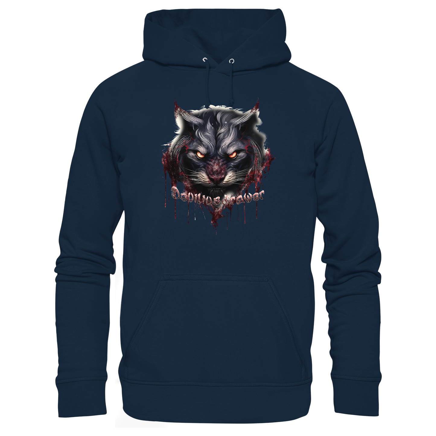 Deviliusdrawer Badass Cat - Organic Basic Hoodie
