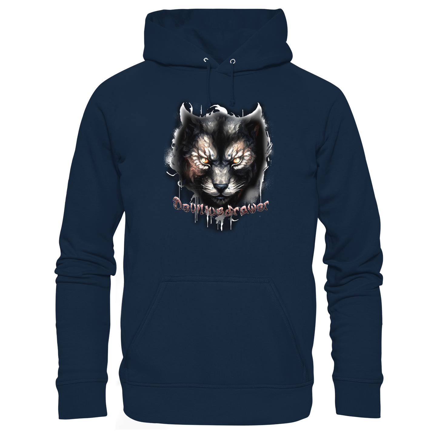 Deviliusdrawer Vampire Cat - Organic Basic Hoodie