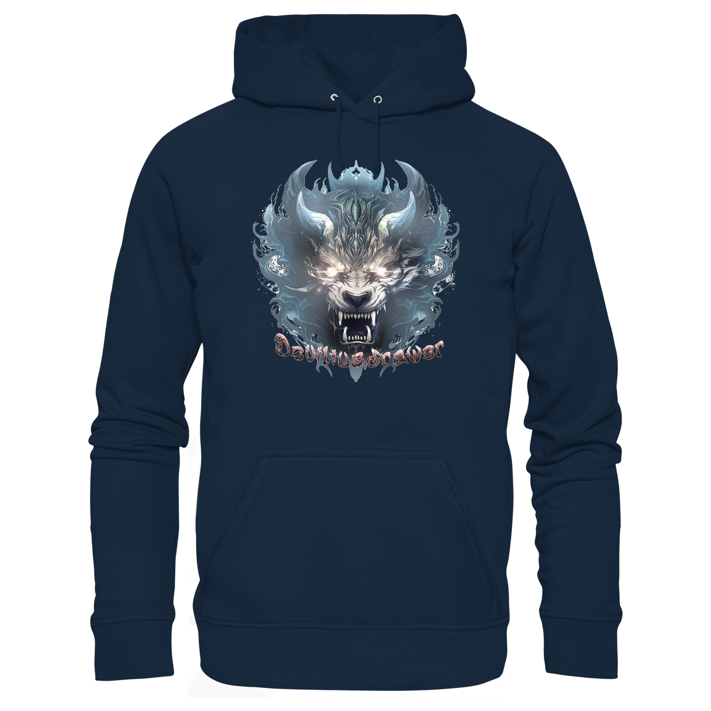 Deviliusdrawer Water Horn Tiger - Organic Basic Hoodie