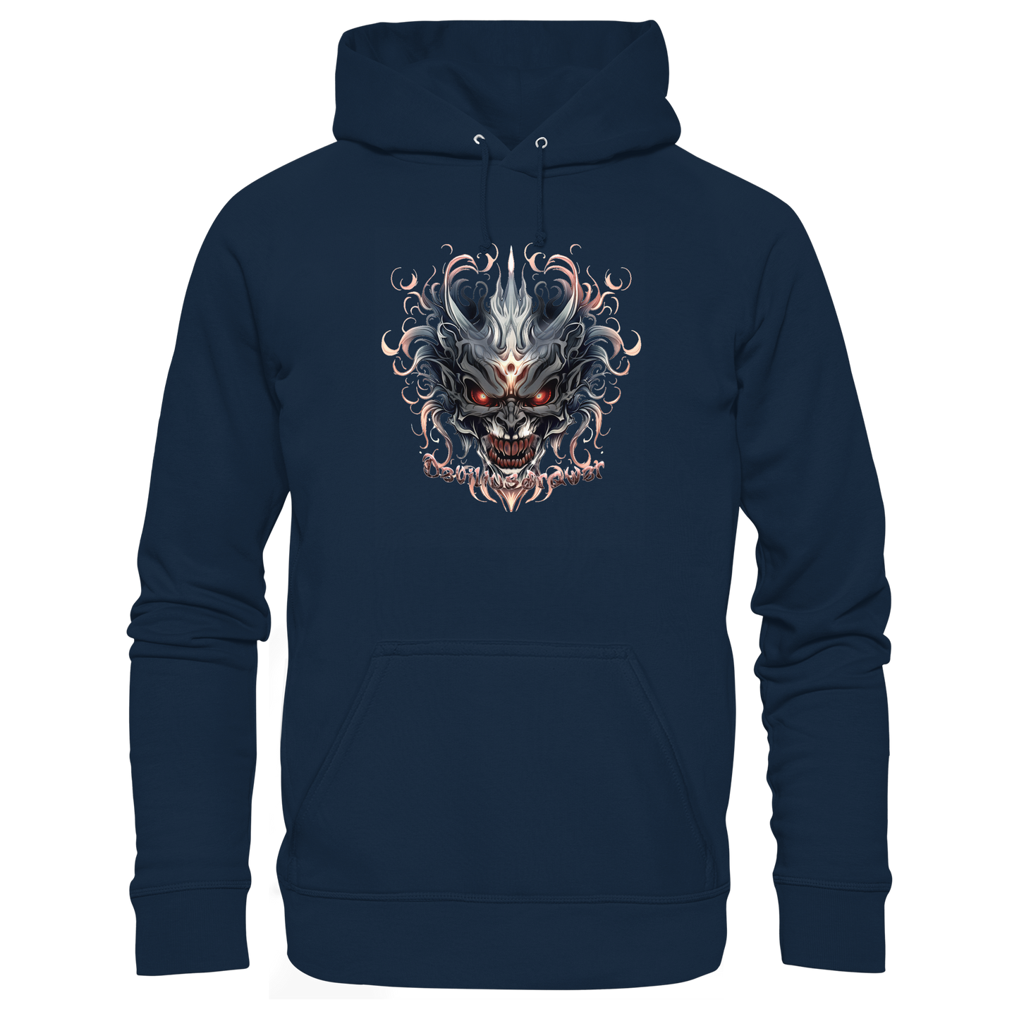 Deviliusdrawer Demon Mask - Organic Basic Hoodie
