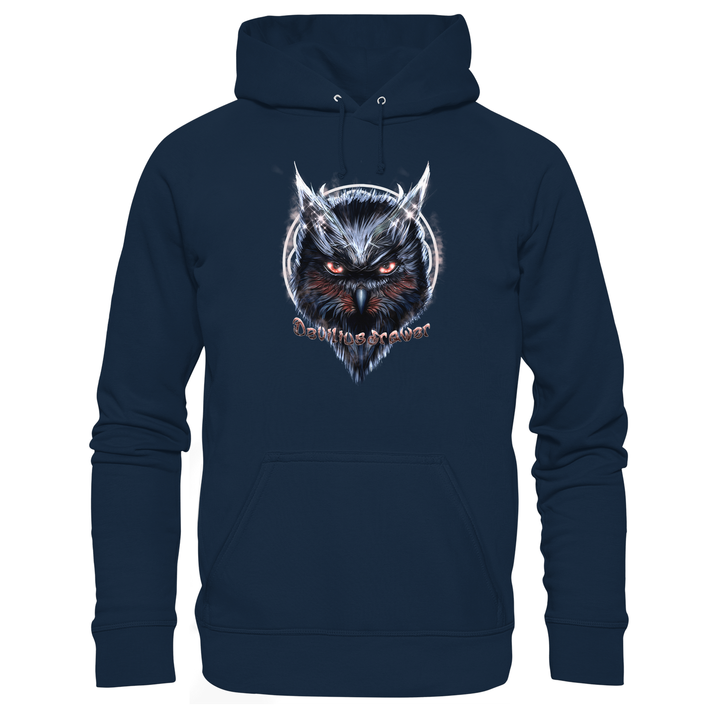 Deviliusdrawer Fire Owl - Organic Basic Hoodie