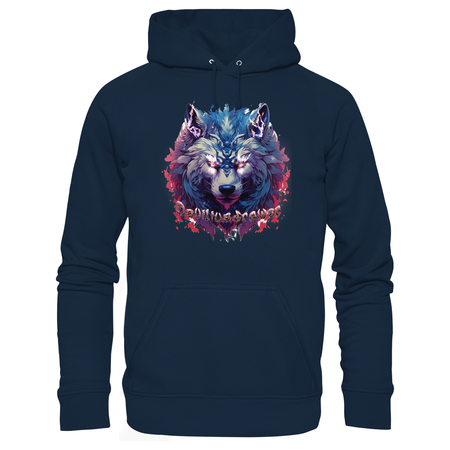 Deviliusdrawer Magic Wolf - Organic Basic Hoodie