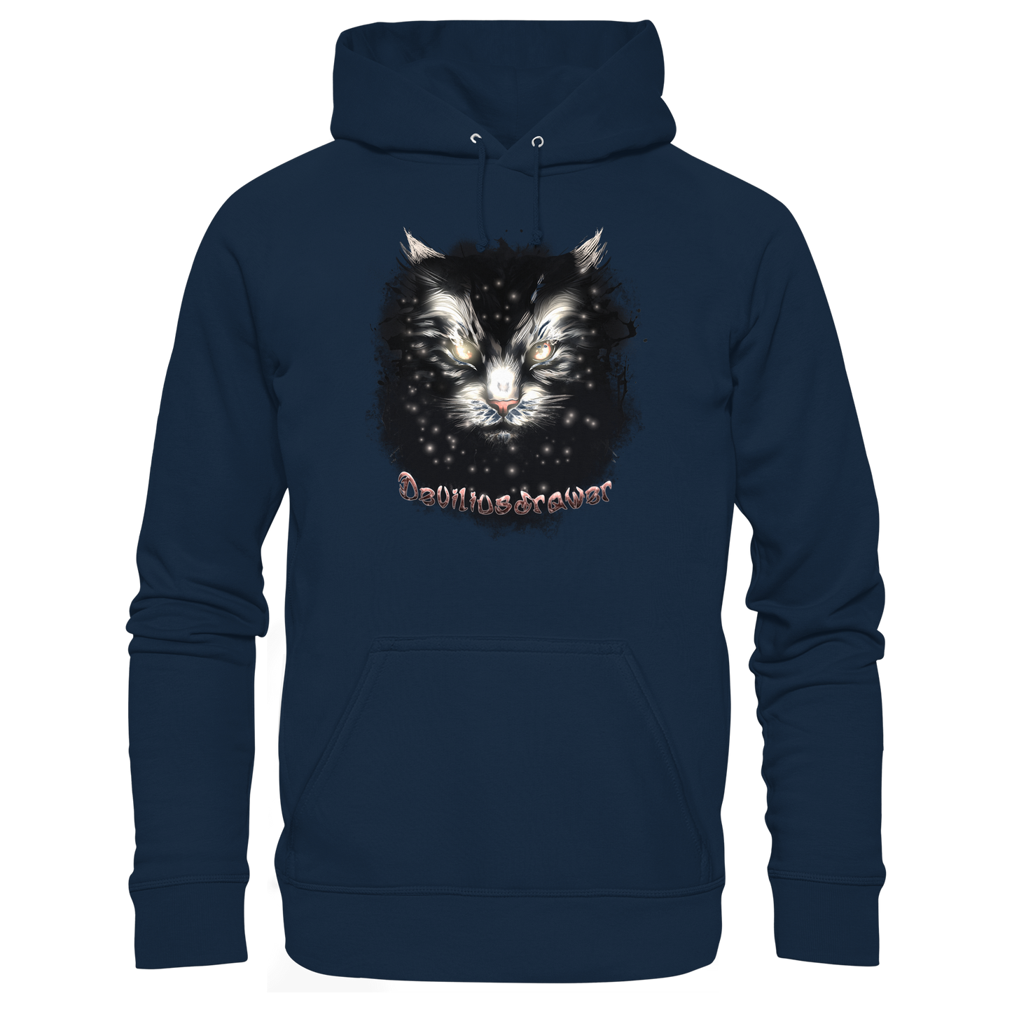 Deviliusdrawer Star Cat - Organic Basic Hoodie