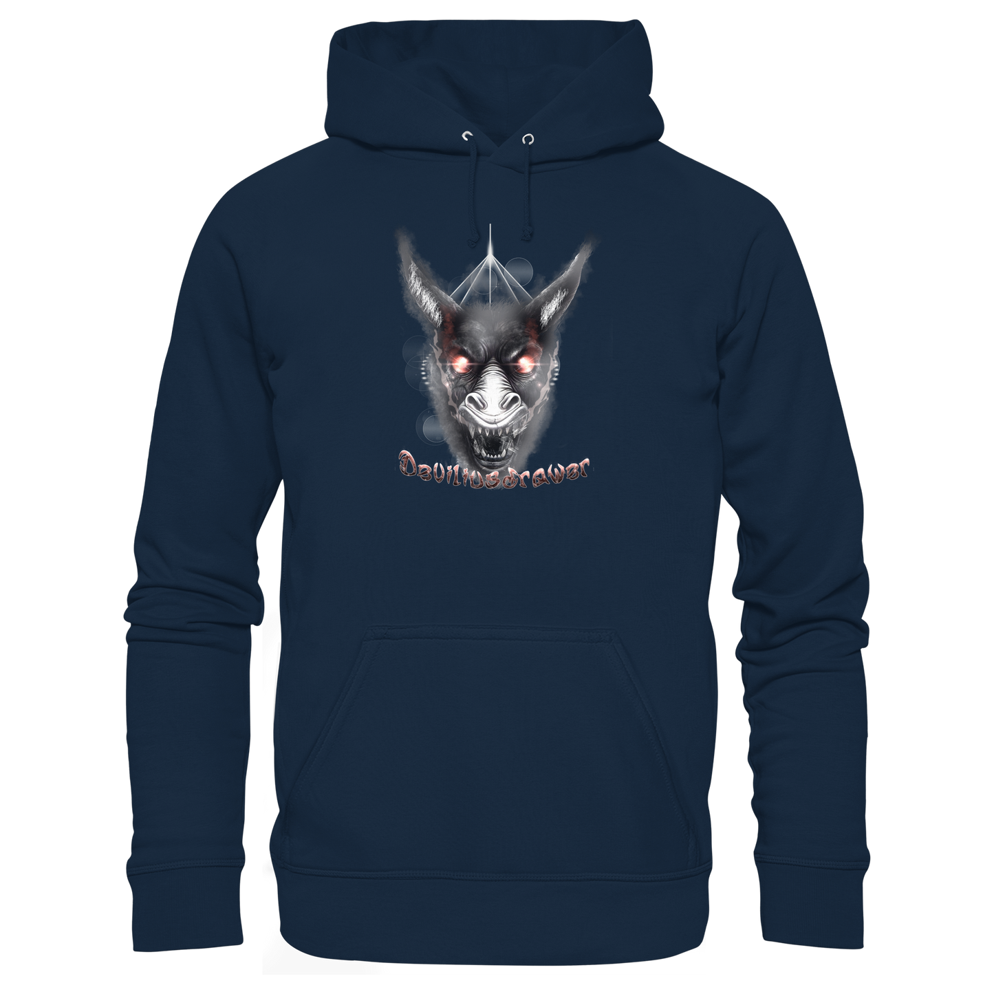 Deviliusdrawer Evil Donkey - Organic Basic Hoodie