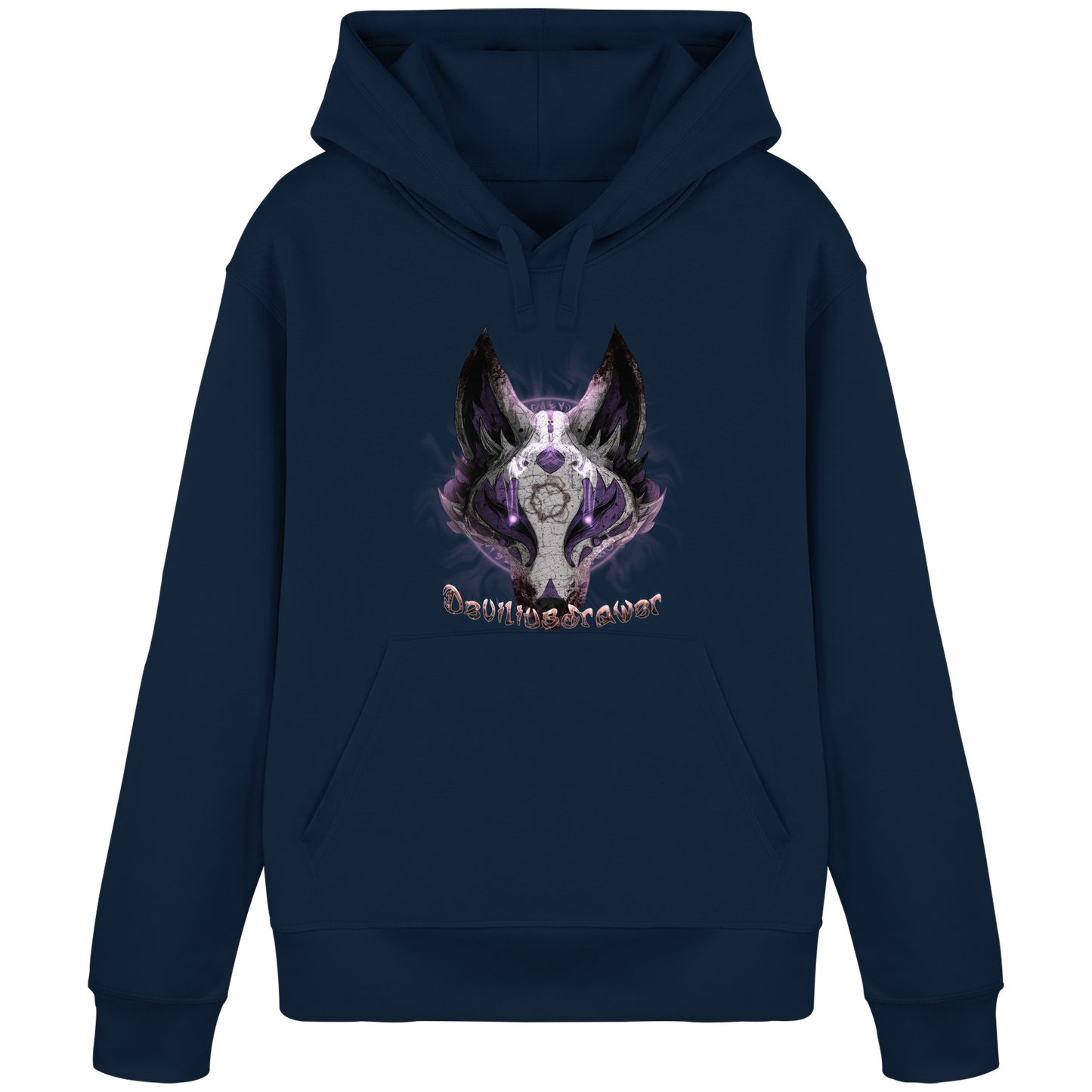 Deviliusdrawer Dark Kitsune - Organic Basic Hoodie