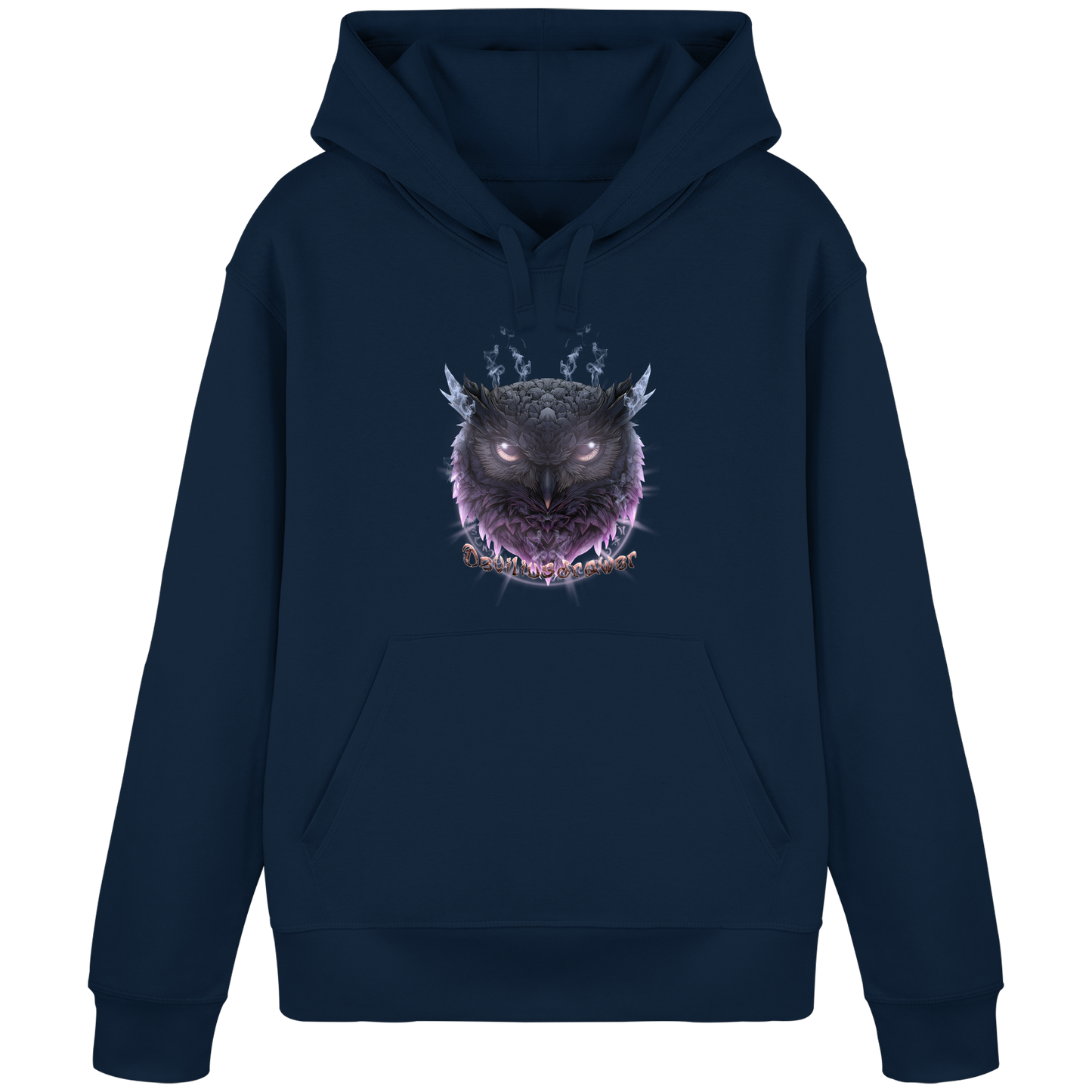 Deviliusdrawer Darkness Owl - Organic Basic Hoodie