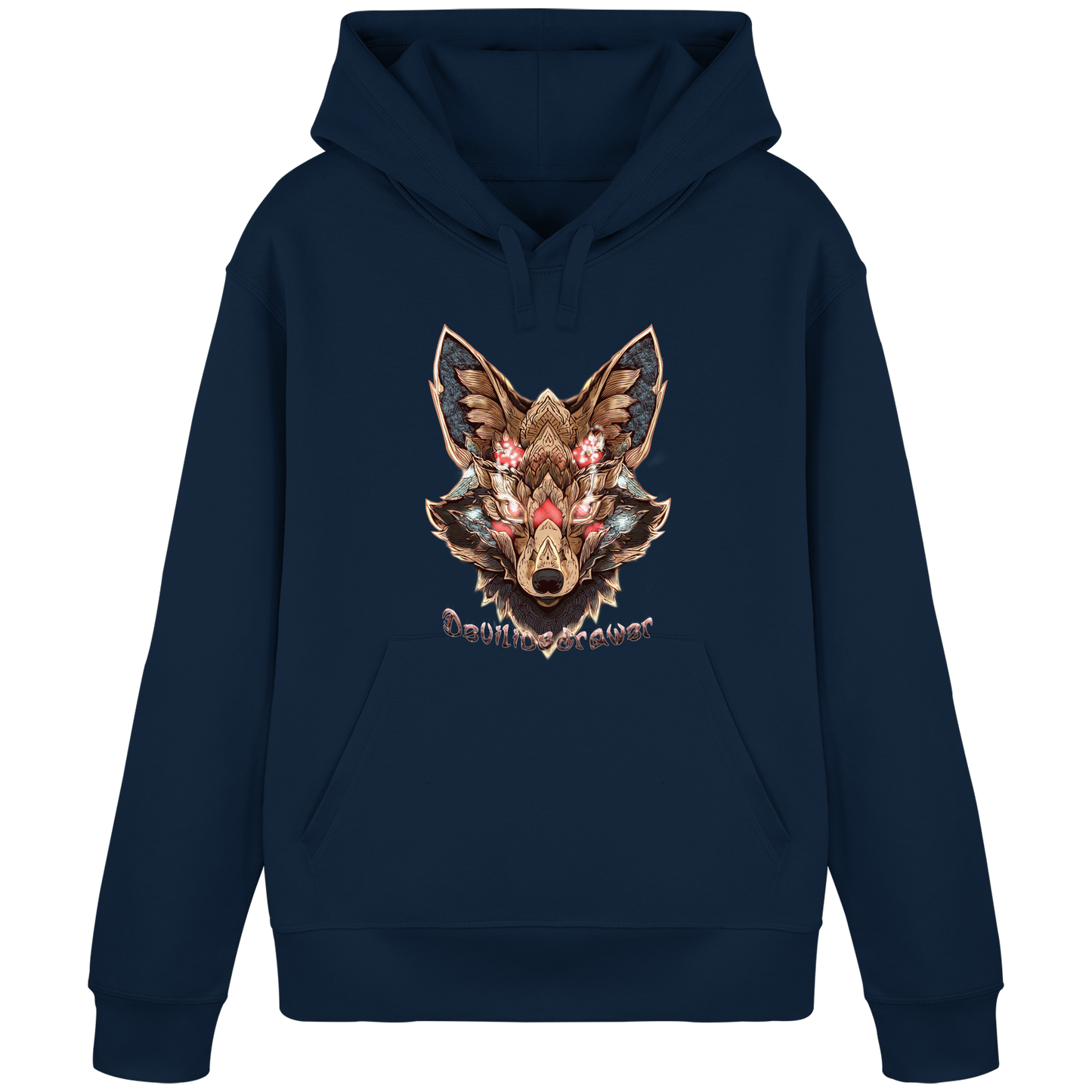 Deviliusdrawer Cristal Kitsune - Organic Basic Hoodie