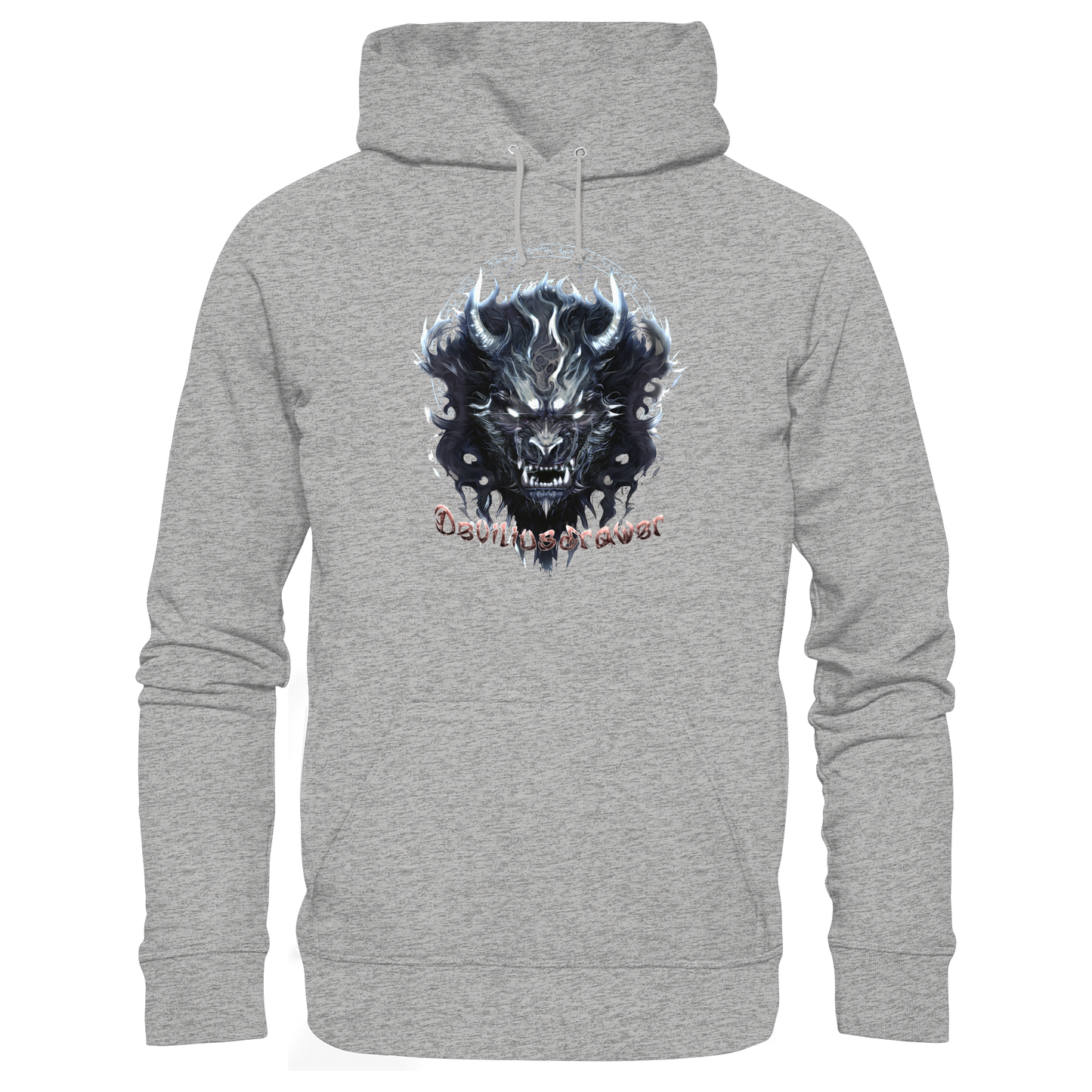 Deviliusdrawer Dark Wolf Mask - Organic Basic Hoodie