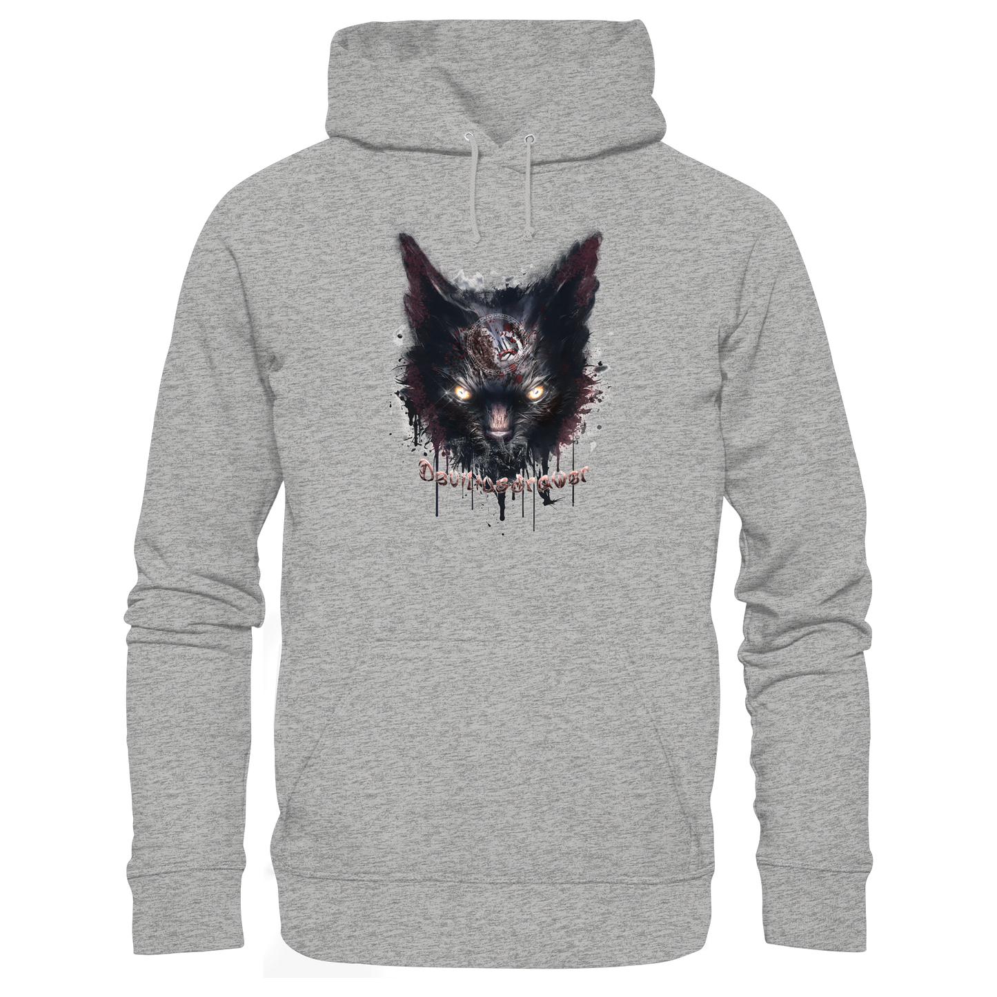 Deviliusdrawer Zombie Cat - Organic Basic Hoodie
