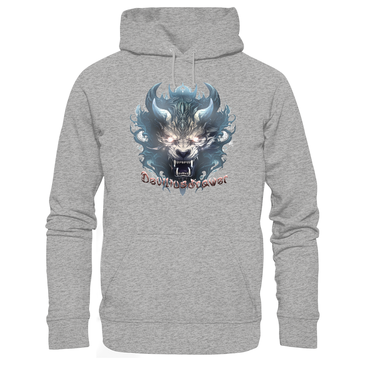 Deviliusdrawer Water Horn Tiger - Organic Basic Hoodie
