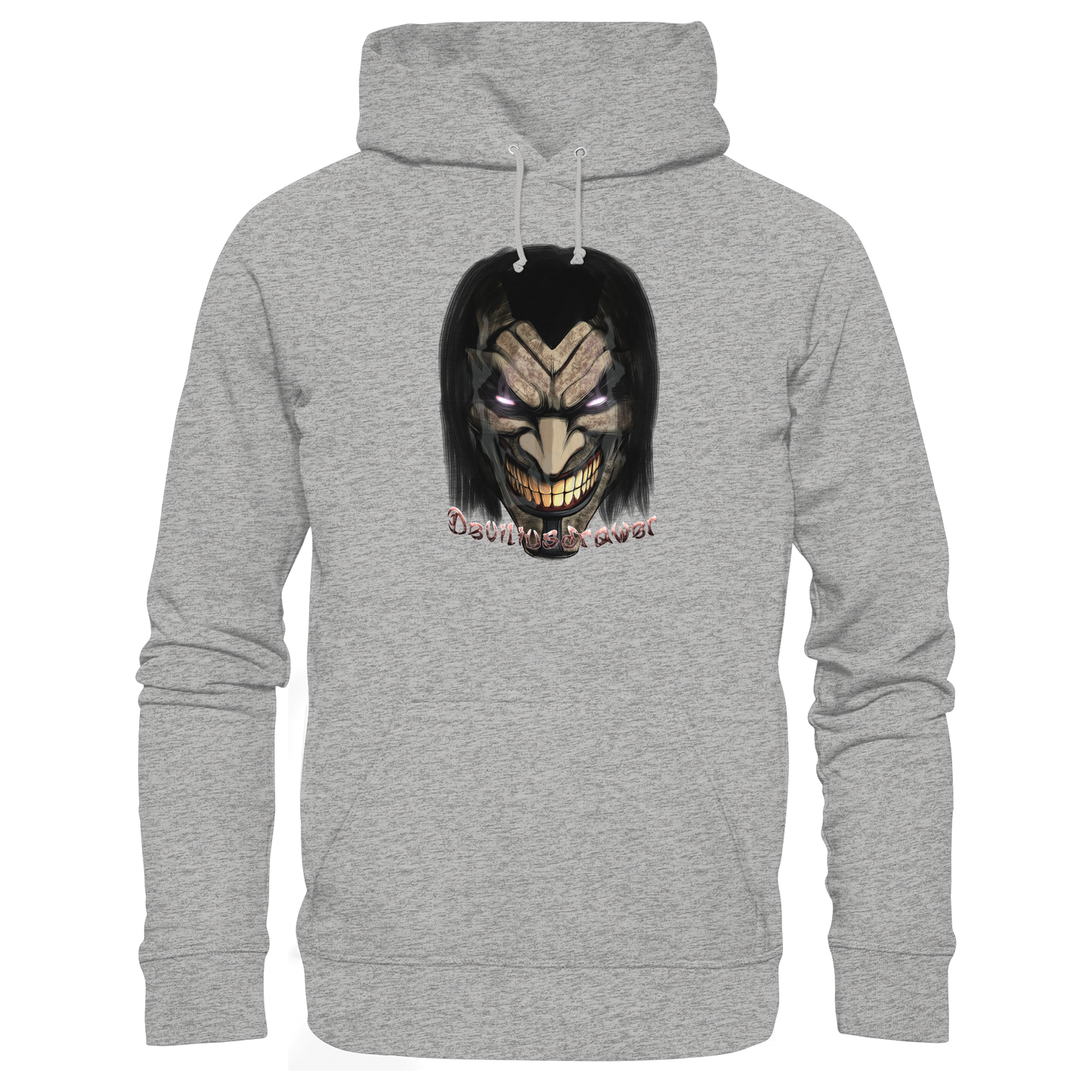 Deviliusdrawer Smiling Devil - Organic Basic Hoodie