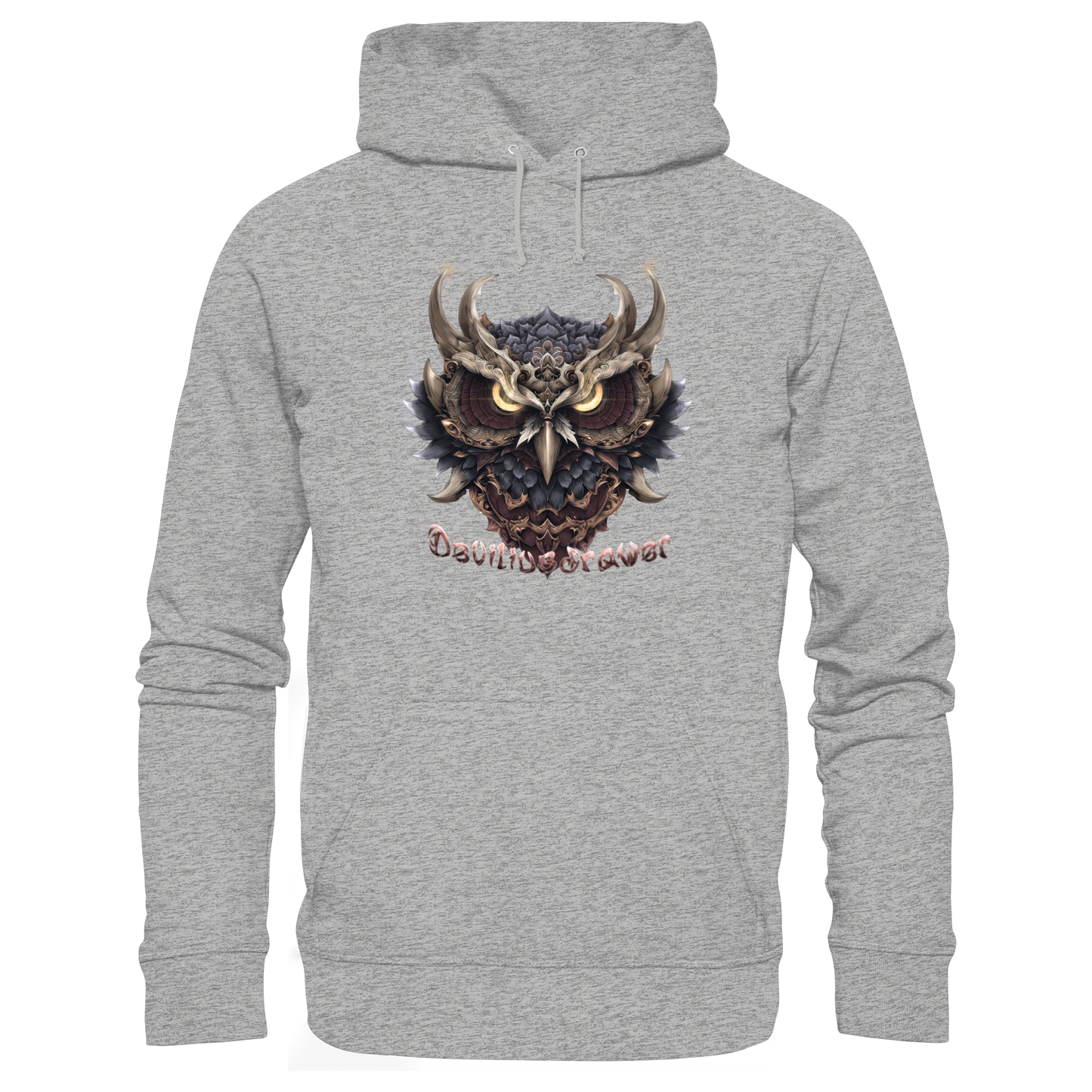 Deviliusdrawer Golden Owl - Organic Basic Hoodie