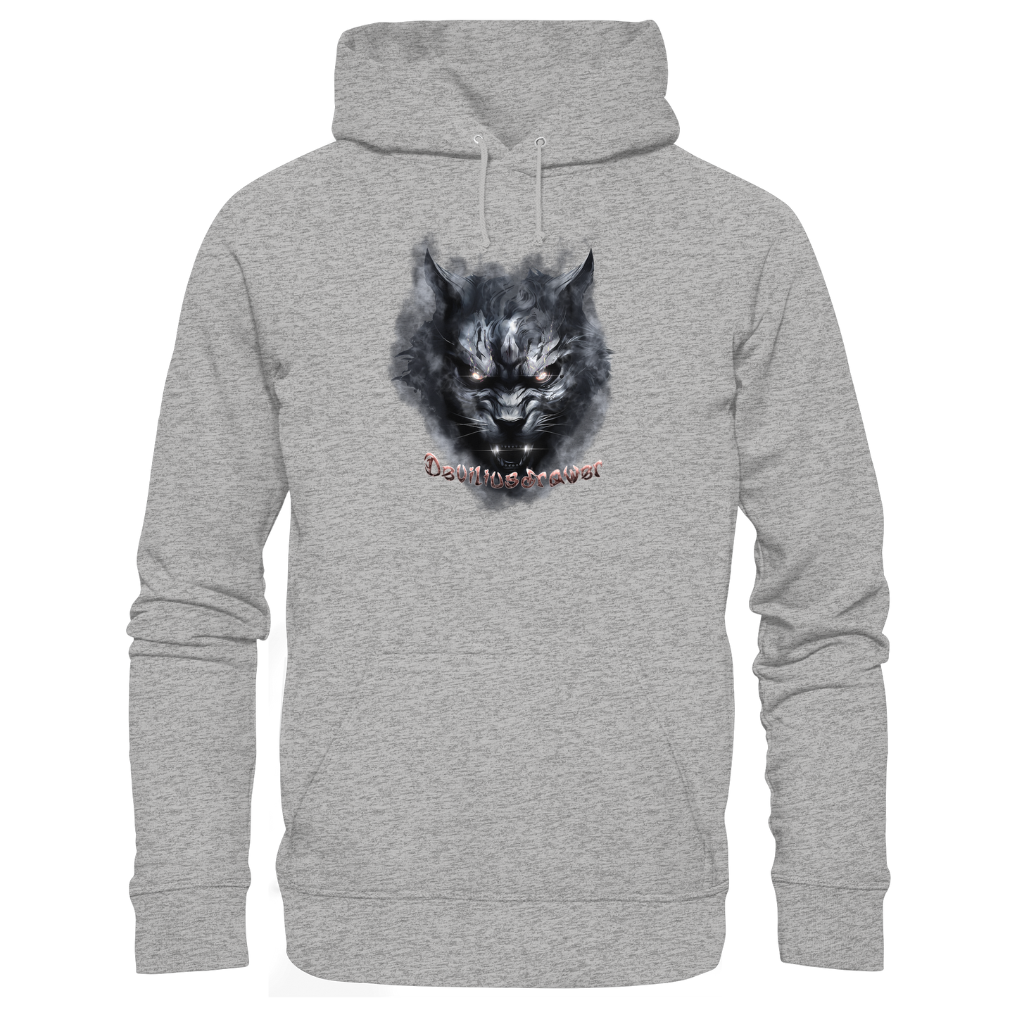 Deviliusdrawer Dark Beast Tiger  - Organic Basic Hoodie