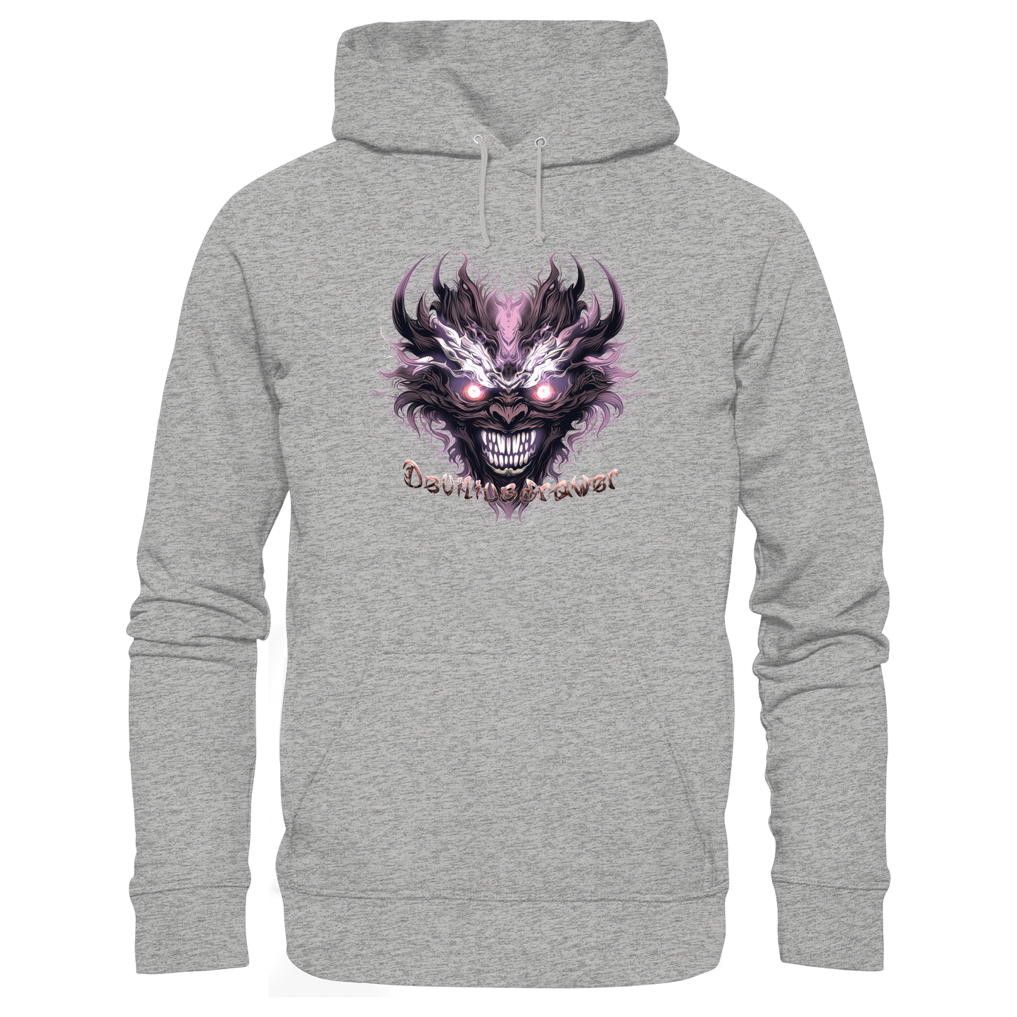 Deviliusdrawer Crazy Mask - Organic Basic Hoodie