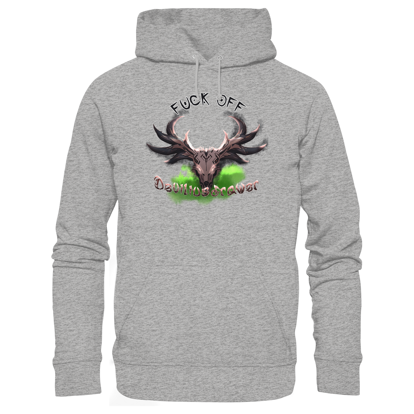 Deviliusdrawer Bad Deer - Organic Basic Hoodie