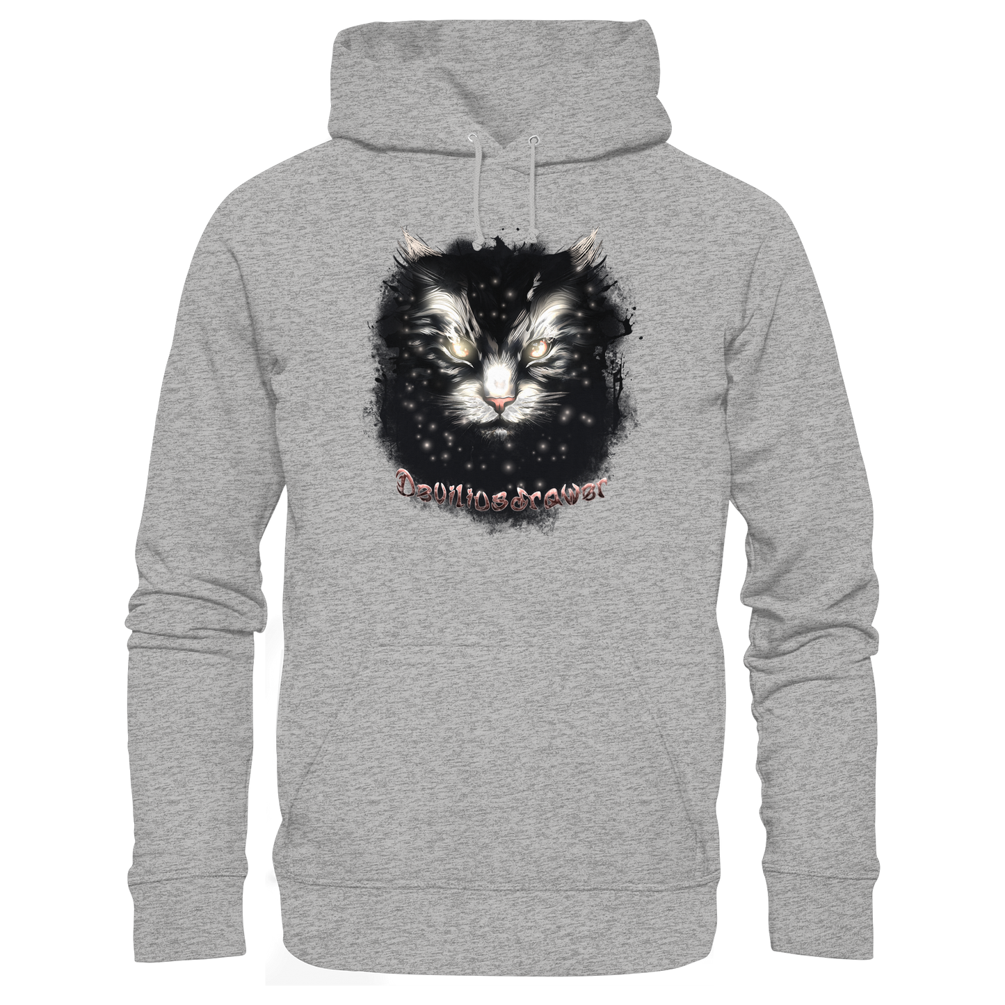 Deviliusdrawer Star Cat - Organic Basic Hoodie