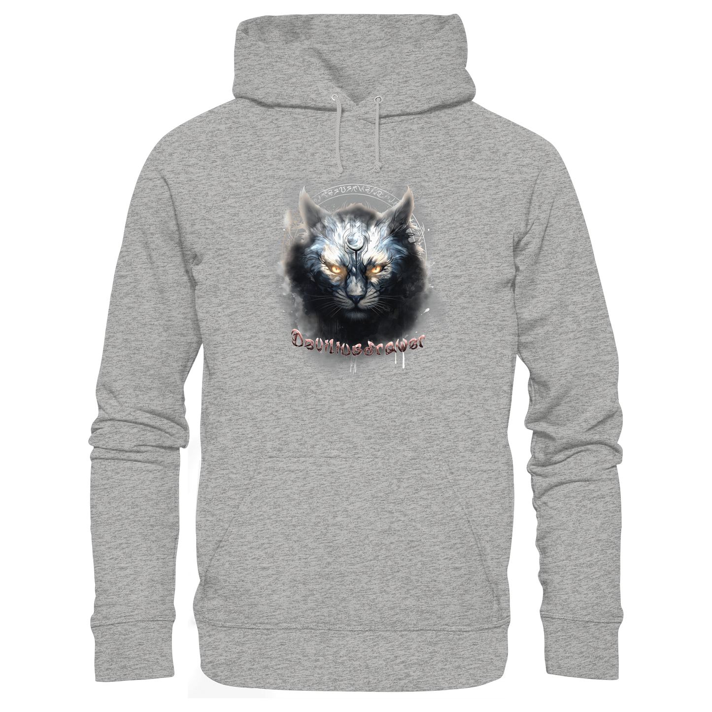Deviliusdrawer Mysthic Cat - Organic Basic Hoodie