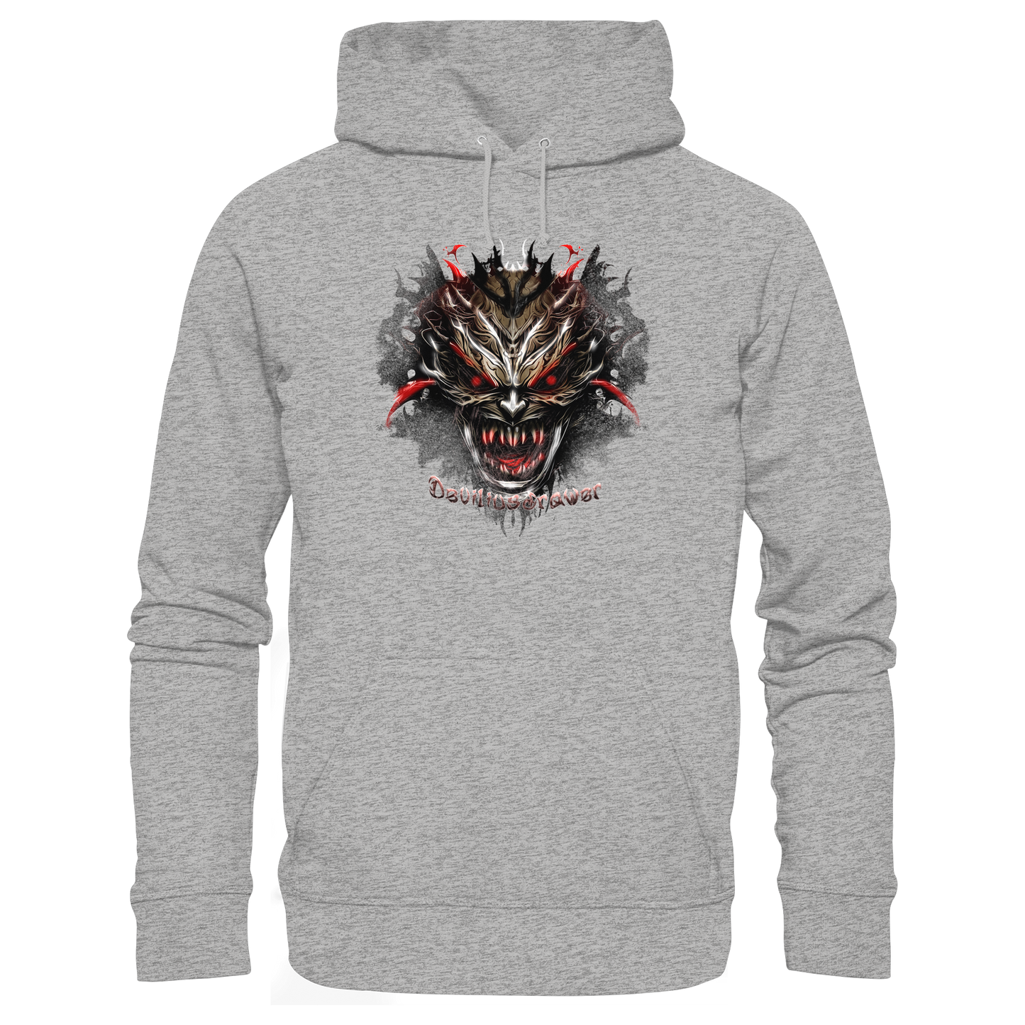 Deviliusdrawer Dark Redeyed Devil - Organic Basic Hoodie