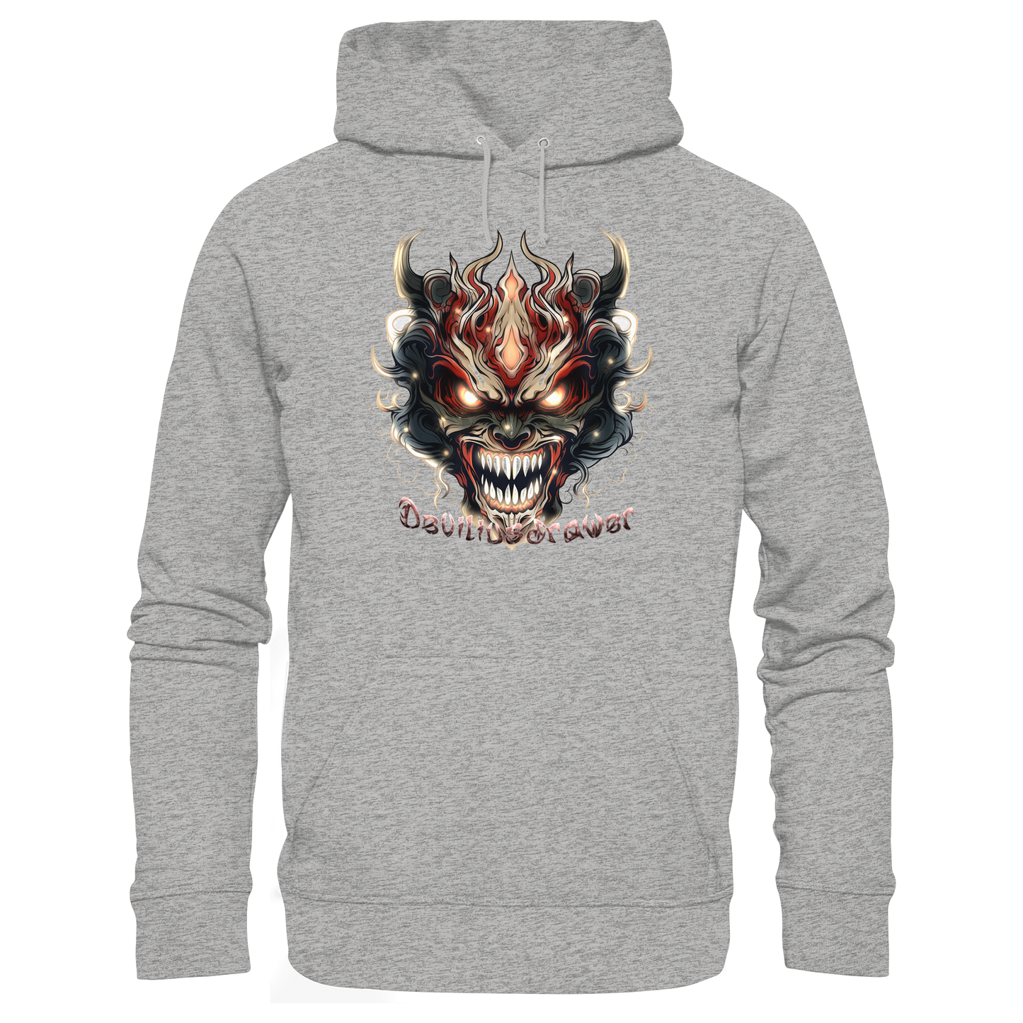 Deviliusdrawer Evil Vamp Mask - Organic Basic Hoodie