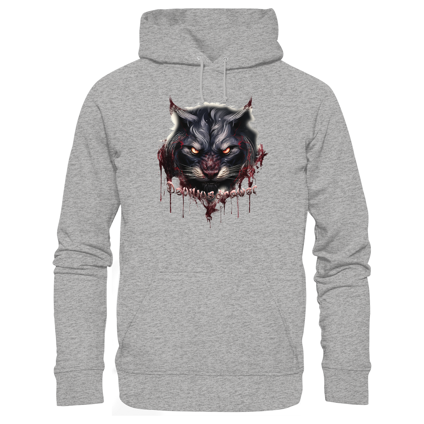 Deviliusdrawer Badass Cat - Organic Basic Hoodie