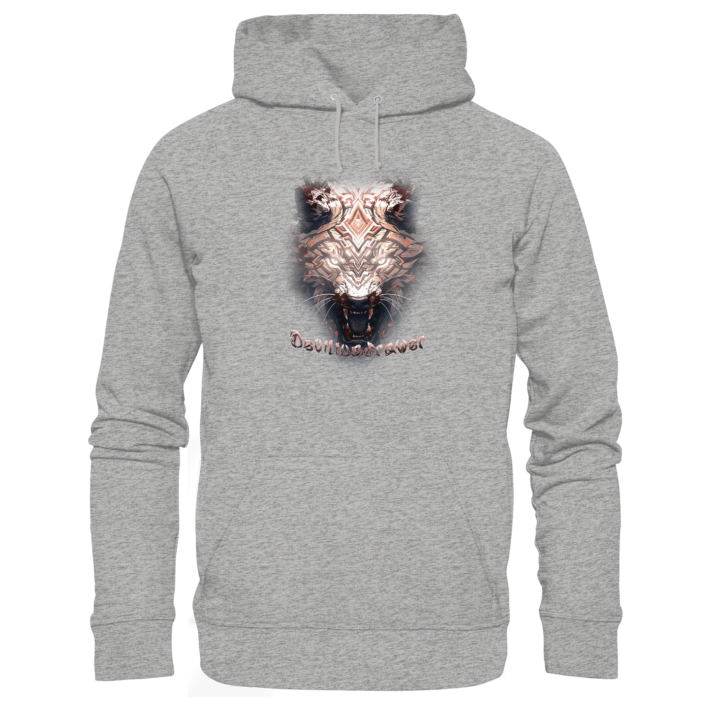 Deviliusdrawer Gold Metal Tiger - Organic Basic Hoodie