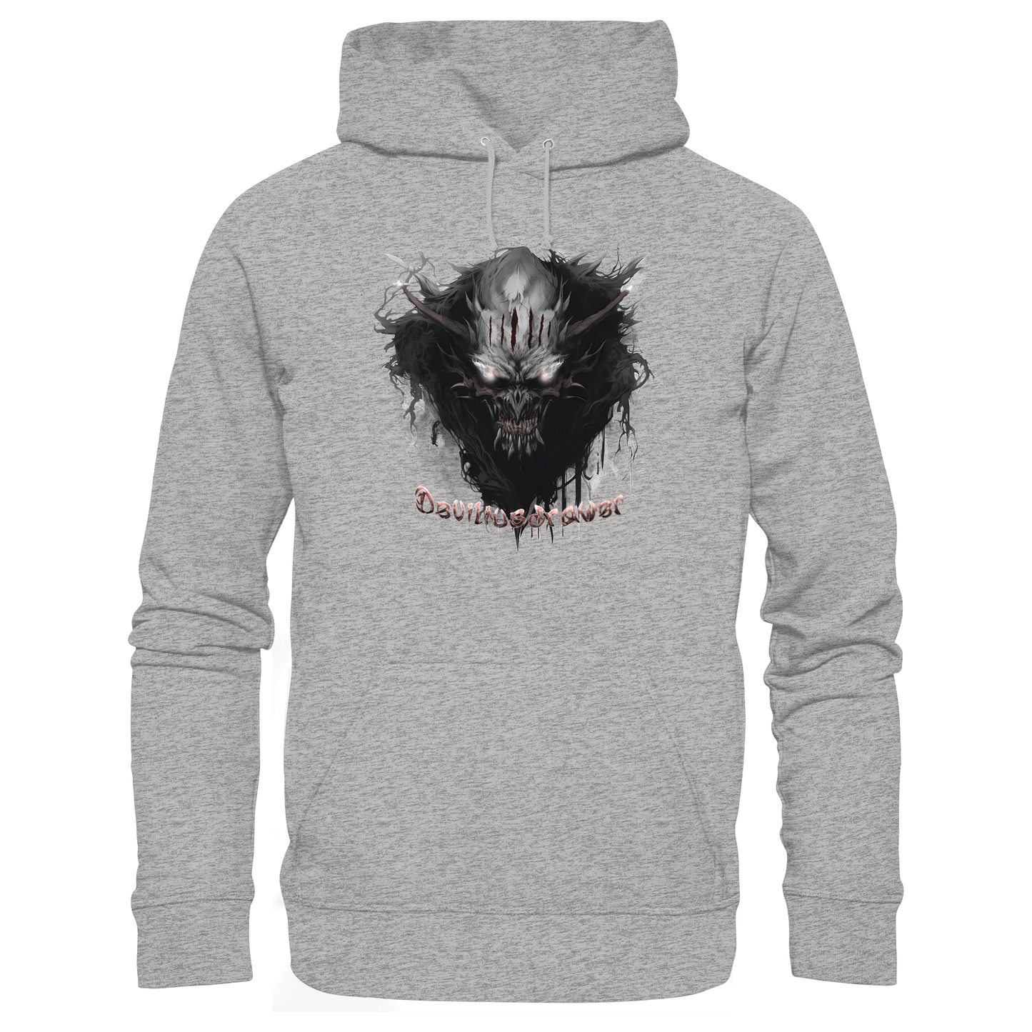 Deviliusdrawer Dark Smoke Demon - Organic Basic Hoodie