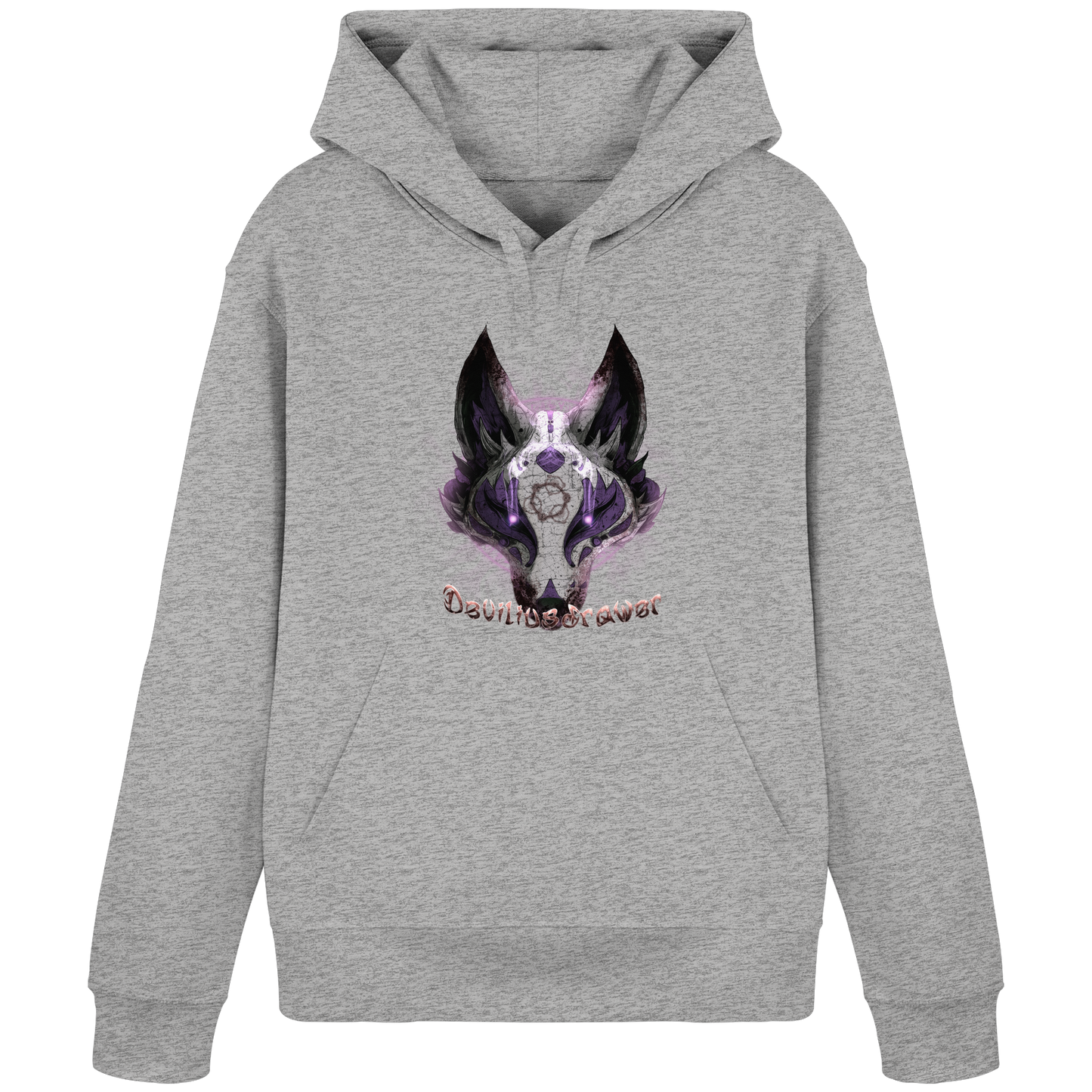 Deviliusdrawer Dark Kitsune - Organic Basic Hoodie