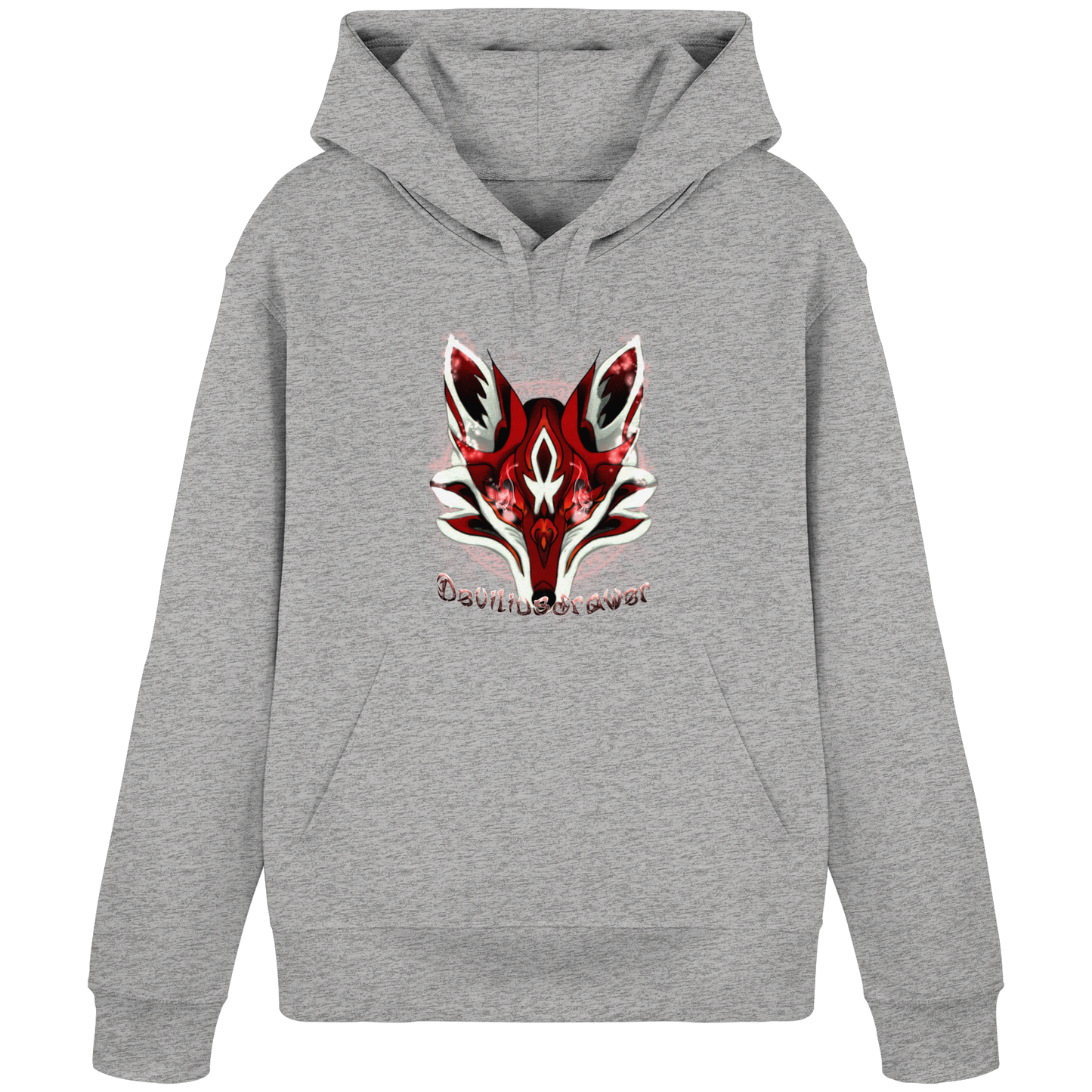Deviliusdrawer Red Eyed Fox - Organic Basic Hoodie