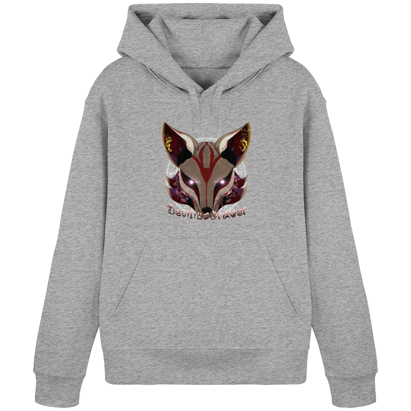 Deviliusdrawer Magic Kitsune - Organic Basic Hoodie